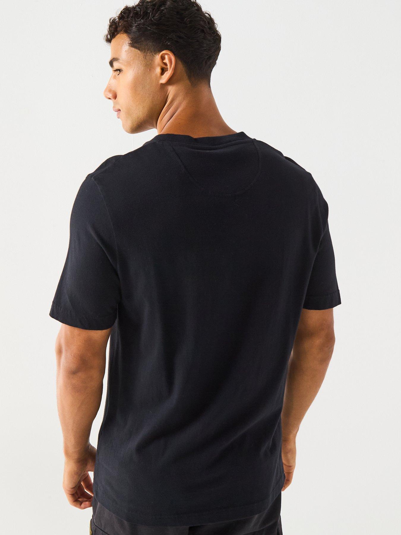 Image 2 of 6 of Barbour International Steve McQueen Relaxed Scape Graphic T-Shirt- Black
