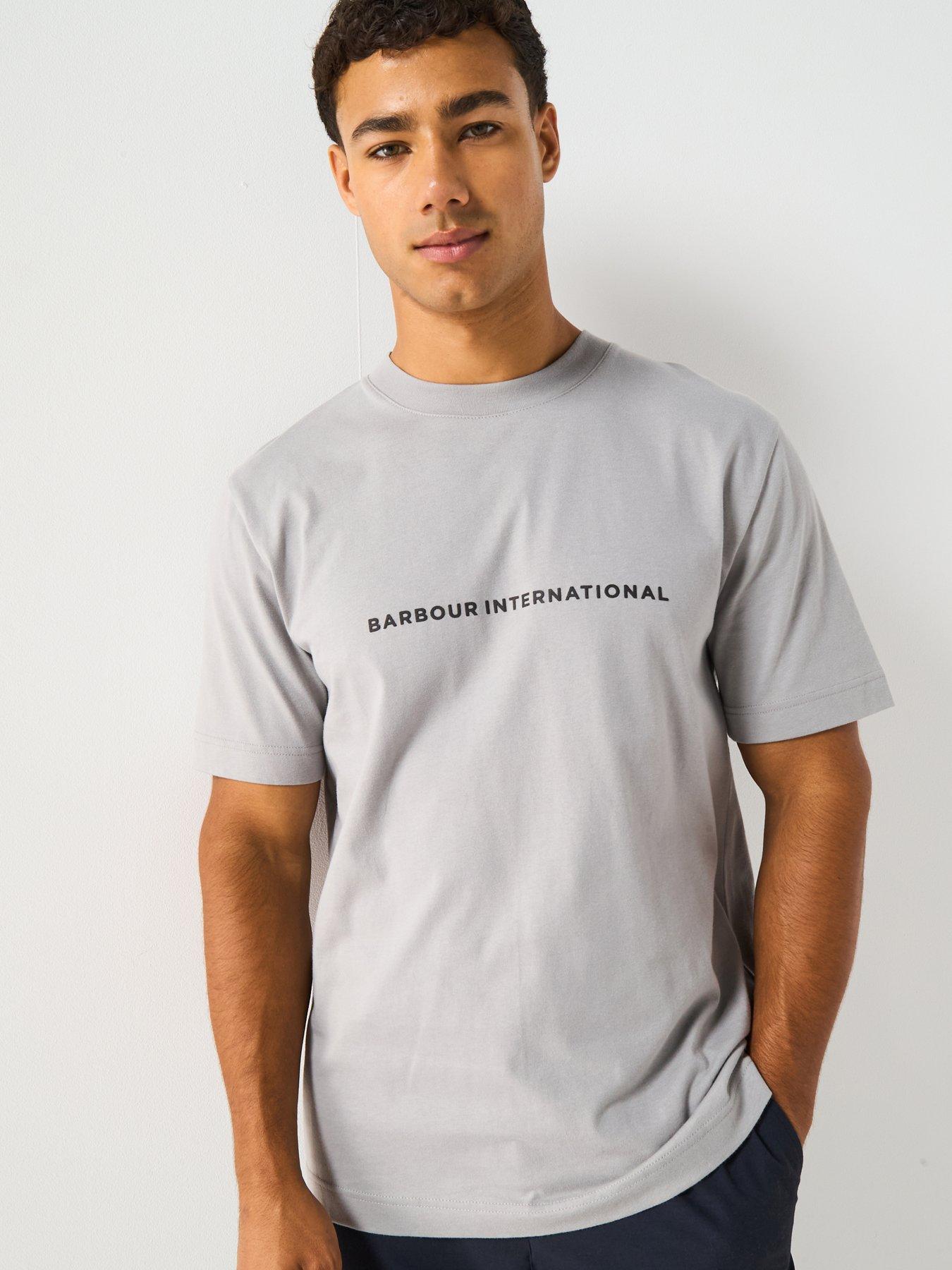 undefined Motored Relaxed Fit T-Shirt - Light Grey