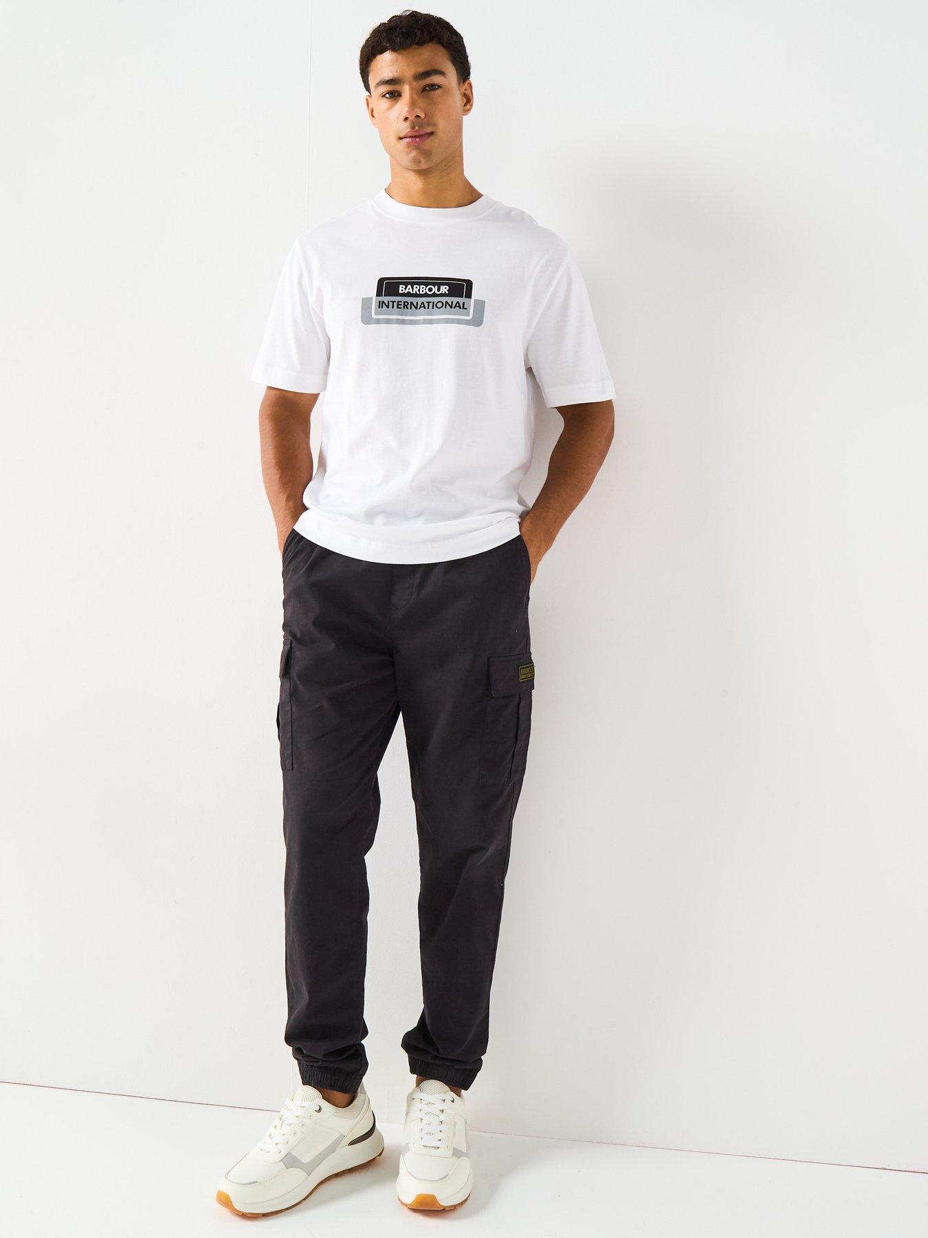 Image 5 of 6 of Barbour International Optic T-Shirt- White