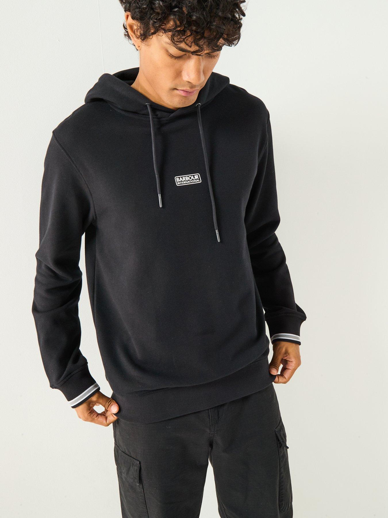 Image 4 of 6 of Barbour International Stelar Hoodie- Black