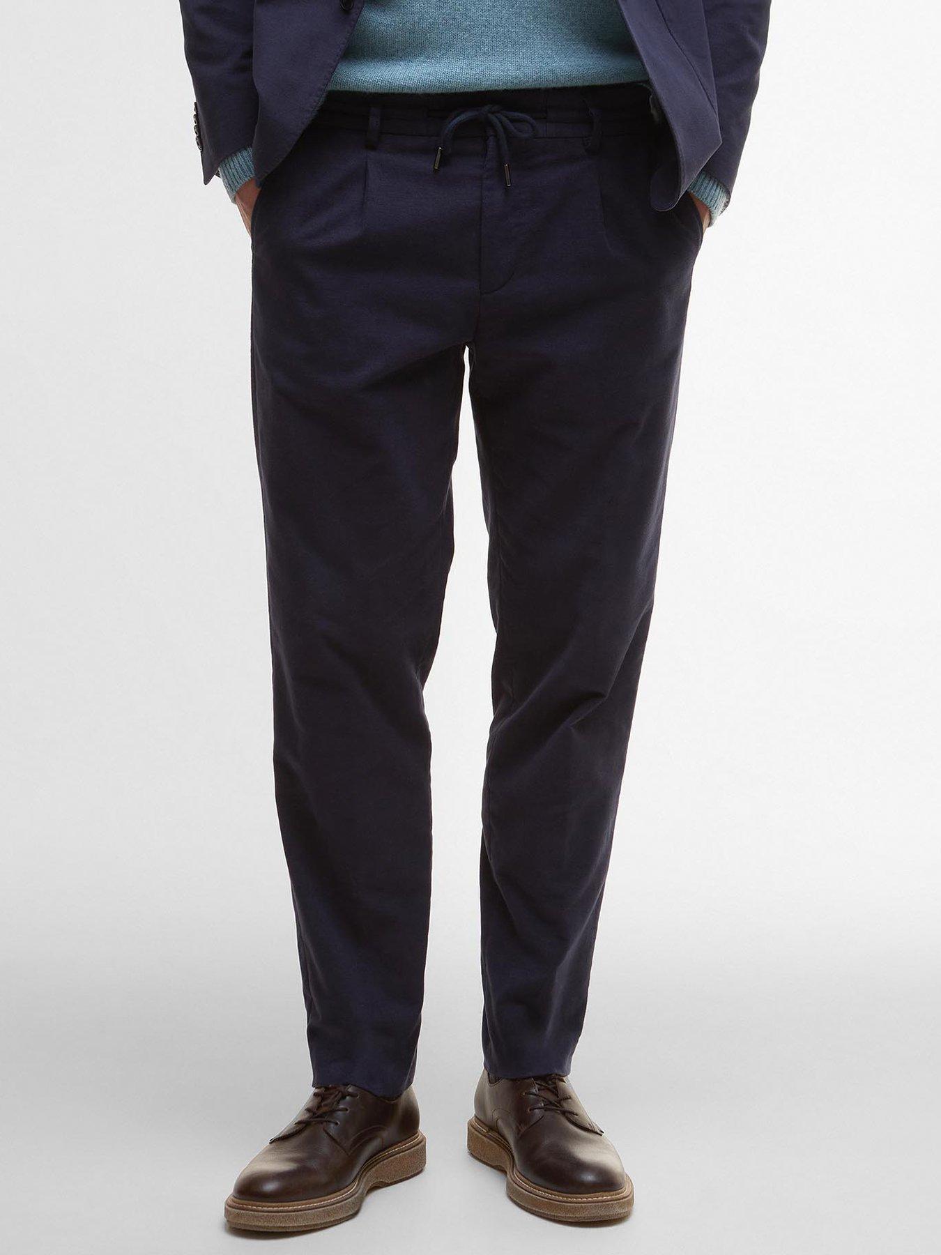 Image 1 of 6 of Barbour Jennings Moleskin Trousers- Navy