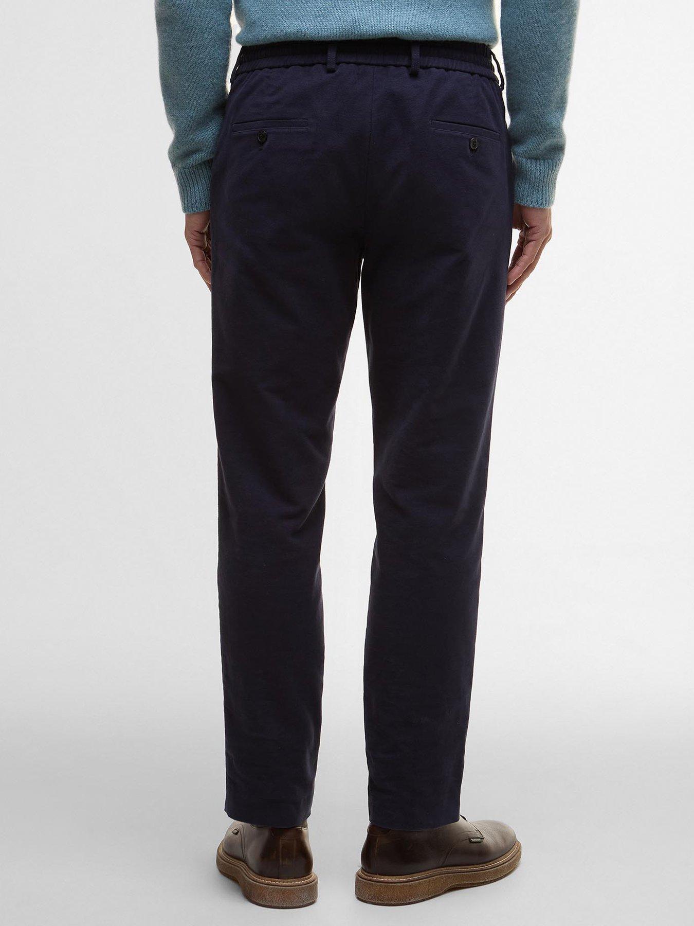 Image 2 of 6 of Barbour Jennings Moleskin Trousers- Navy