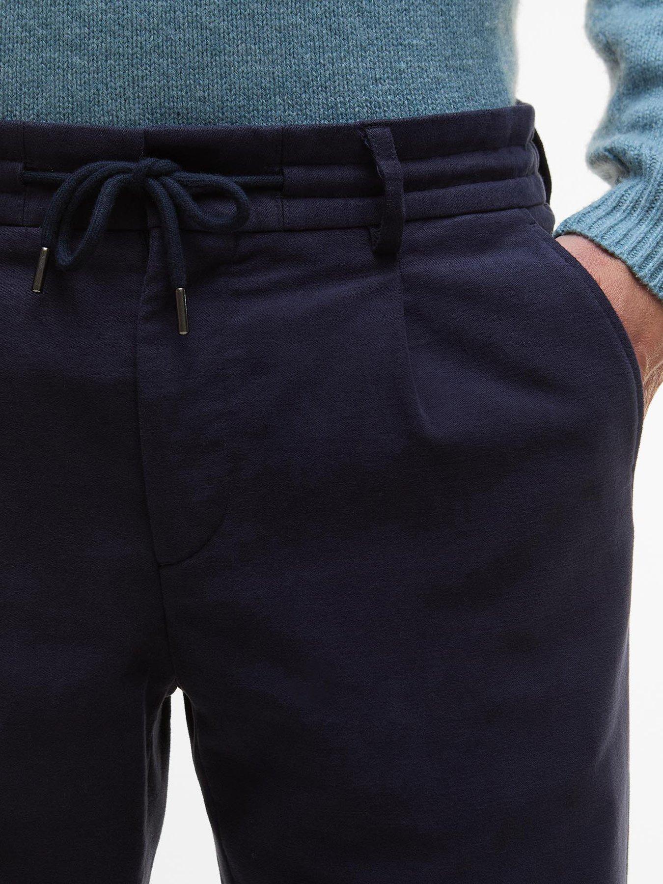 Image 4 of 6 of Barbour Jennings Moleskin Trousers- Navy