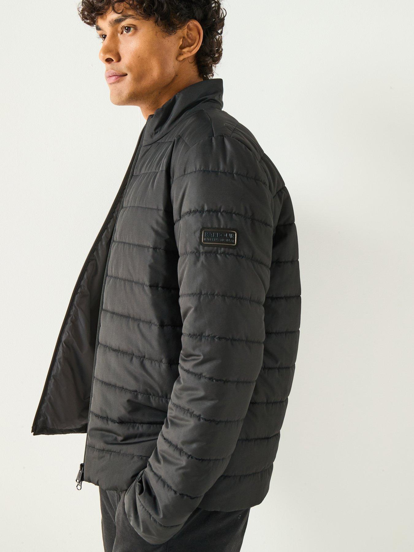 Image 5 of 6 of Barbour International Aldon Slim Fit Baffle Jacket - Black