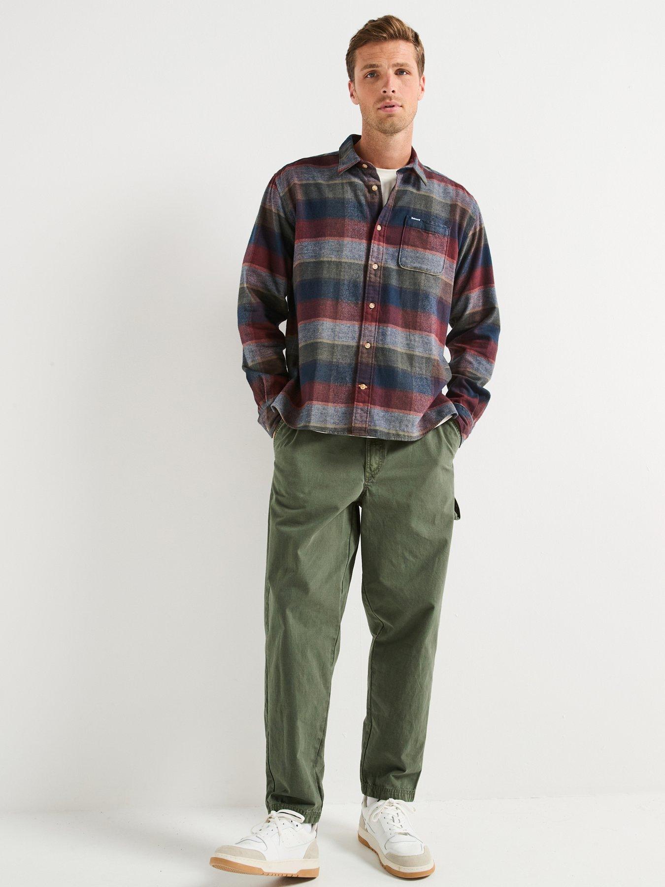 Barbour Copswell Relaxed Fit Checked Shirt - Navy