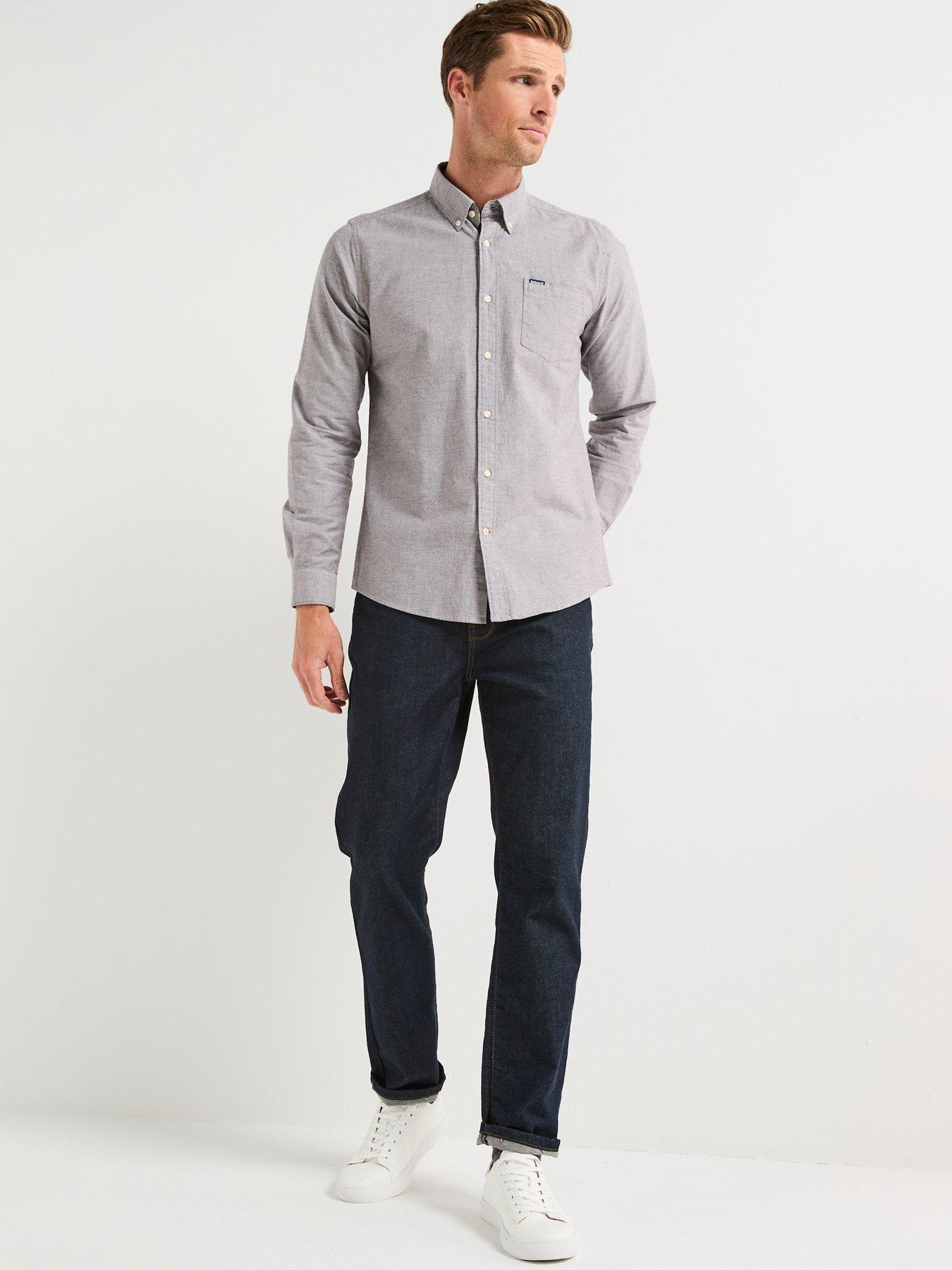 Image 3 of 6 of Barbour Marsden Tailored Fit Oxford Shirt- Brown