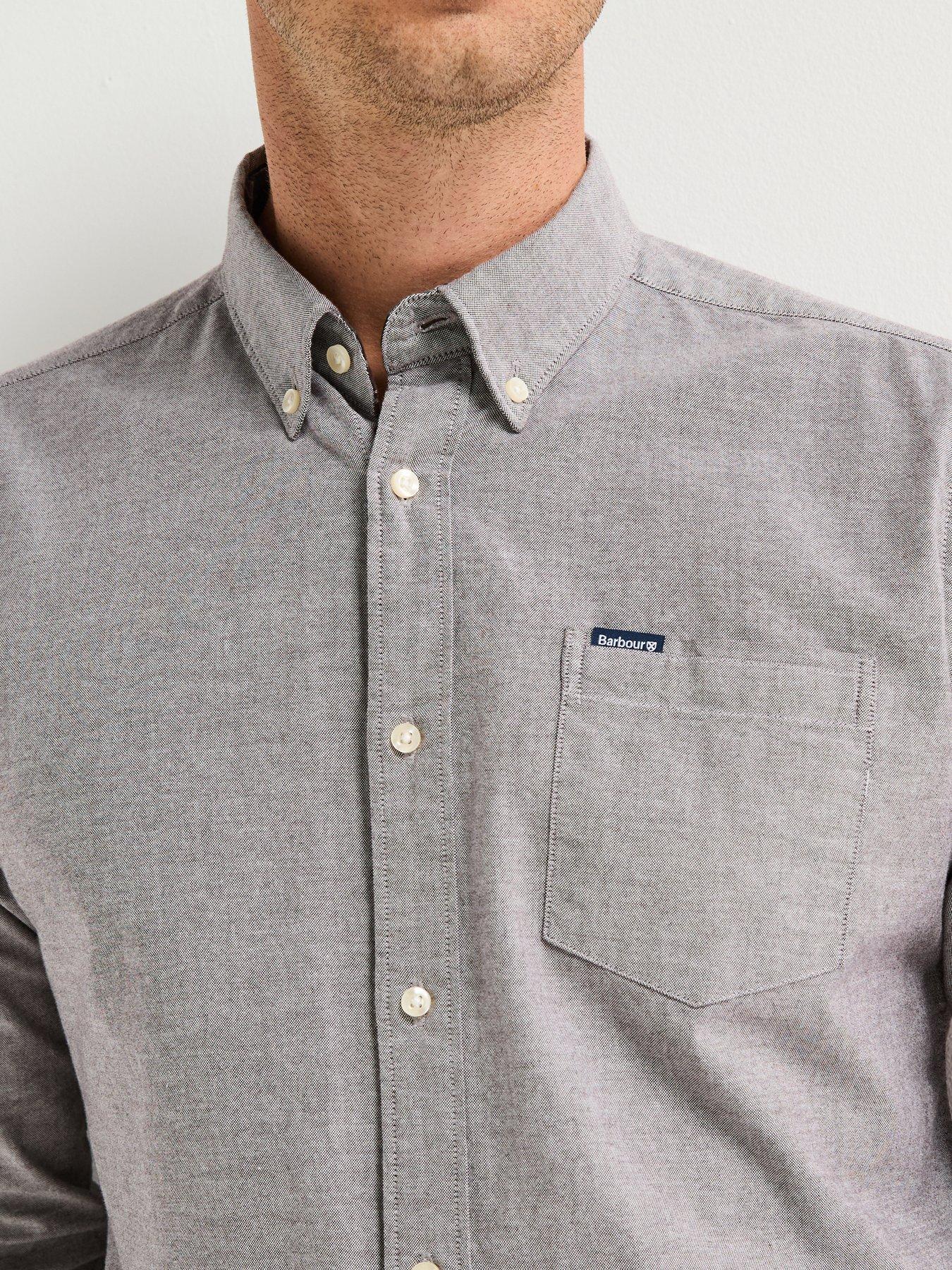 Image 4 of 6 of Barbour Marsden Tailored Fit Oxford Shirt- Brown