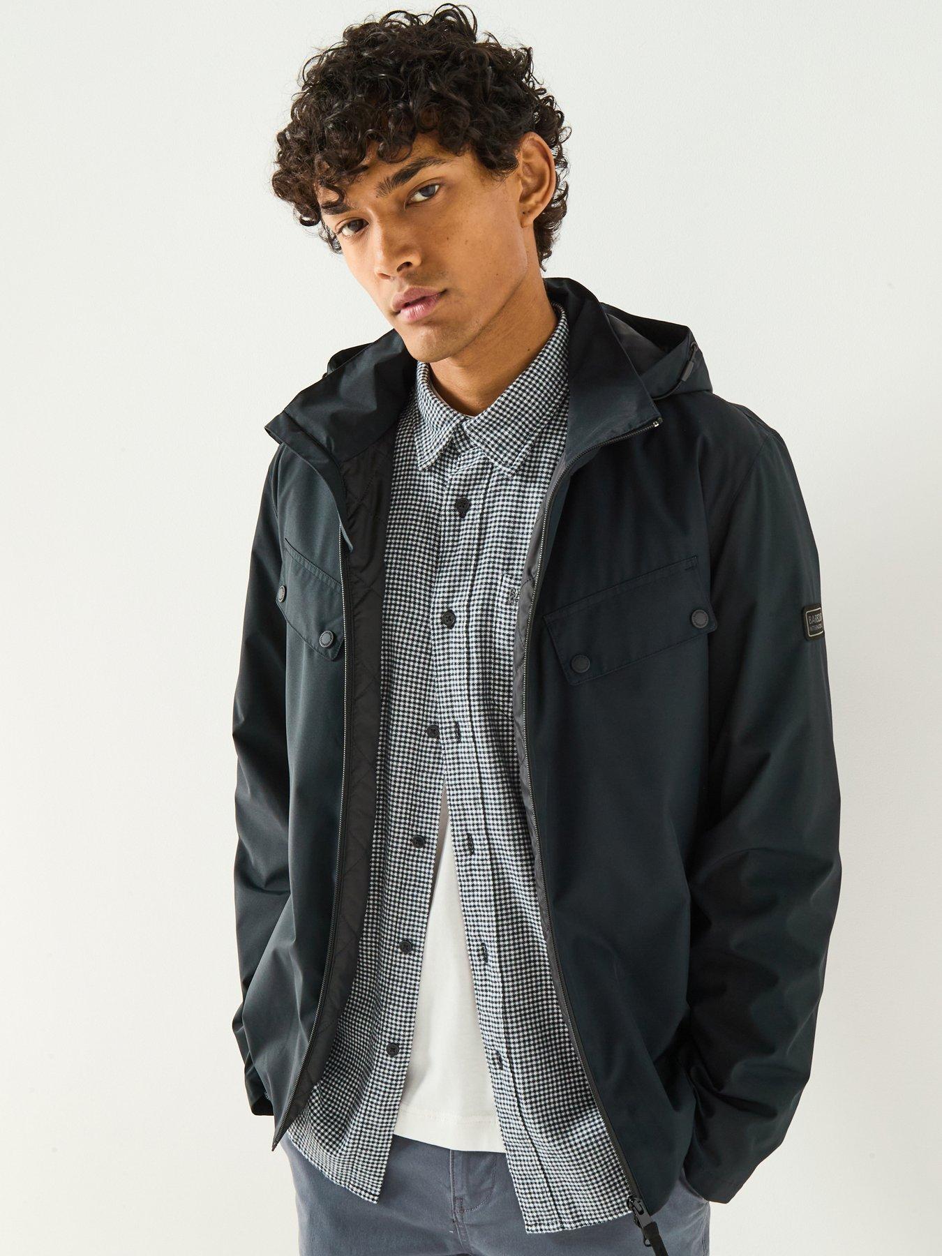 undefined Alver Showerproof Slim Fit Jacket- Black