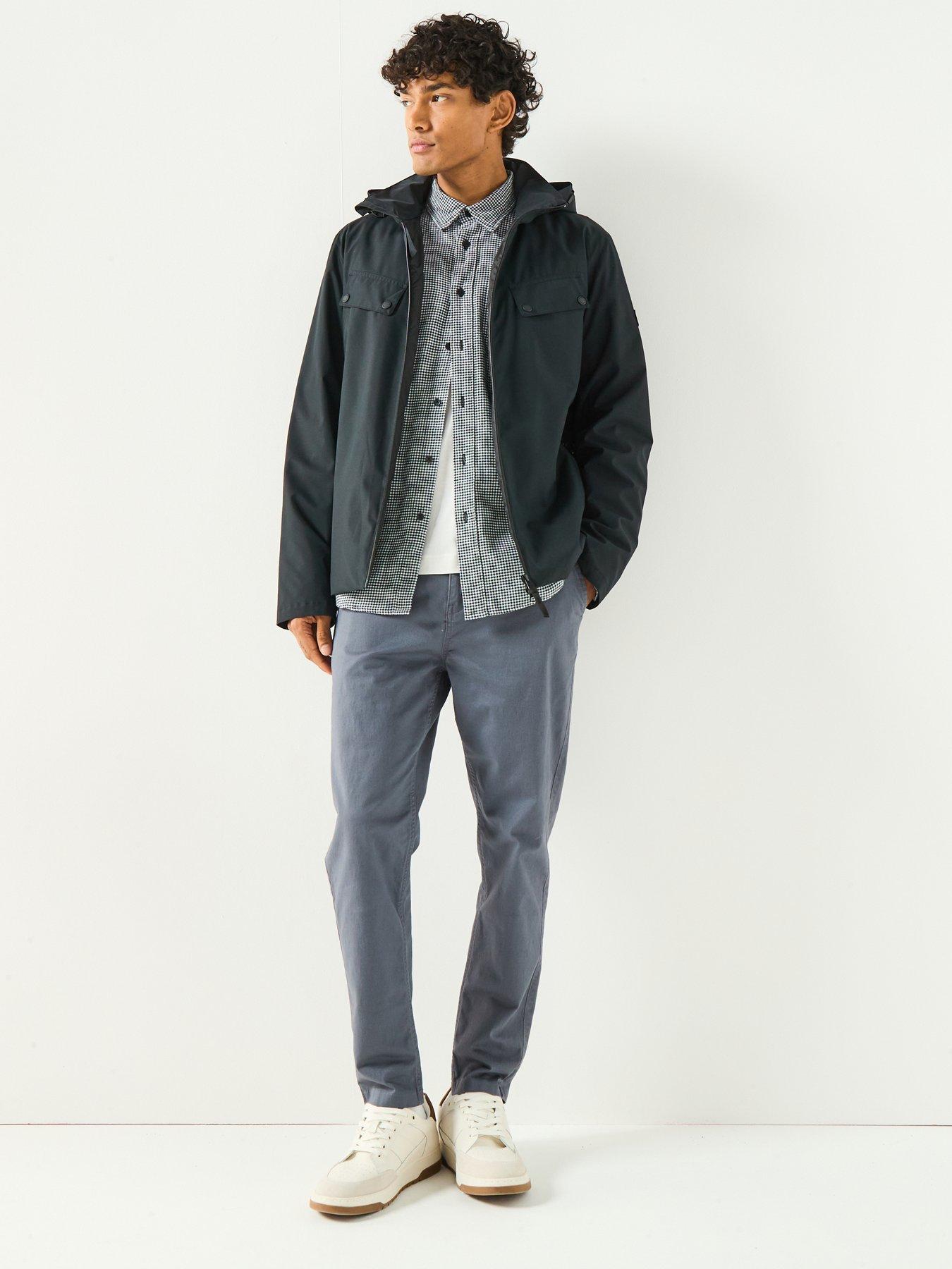 Image 3 of 6 of Barbour International Alver Showerproof Slim Fit Jacket- Black