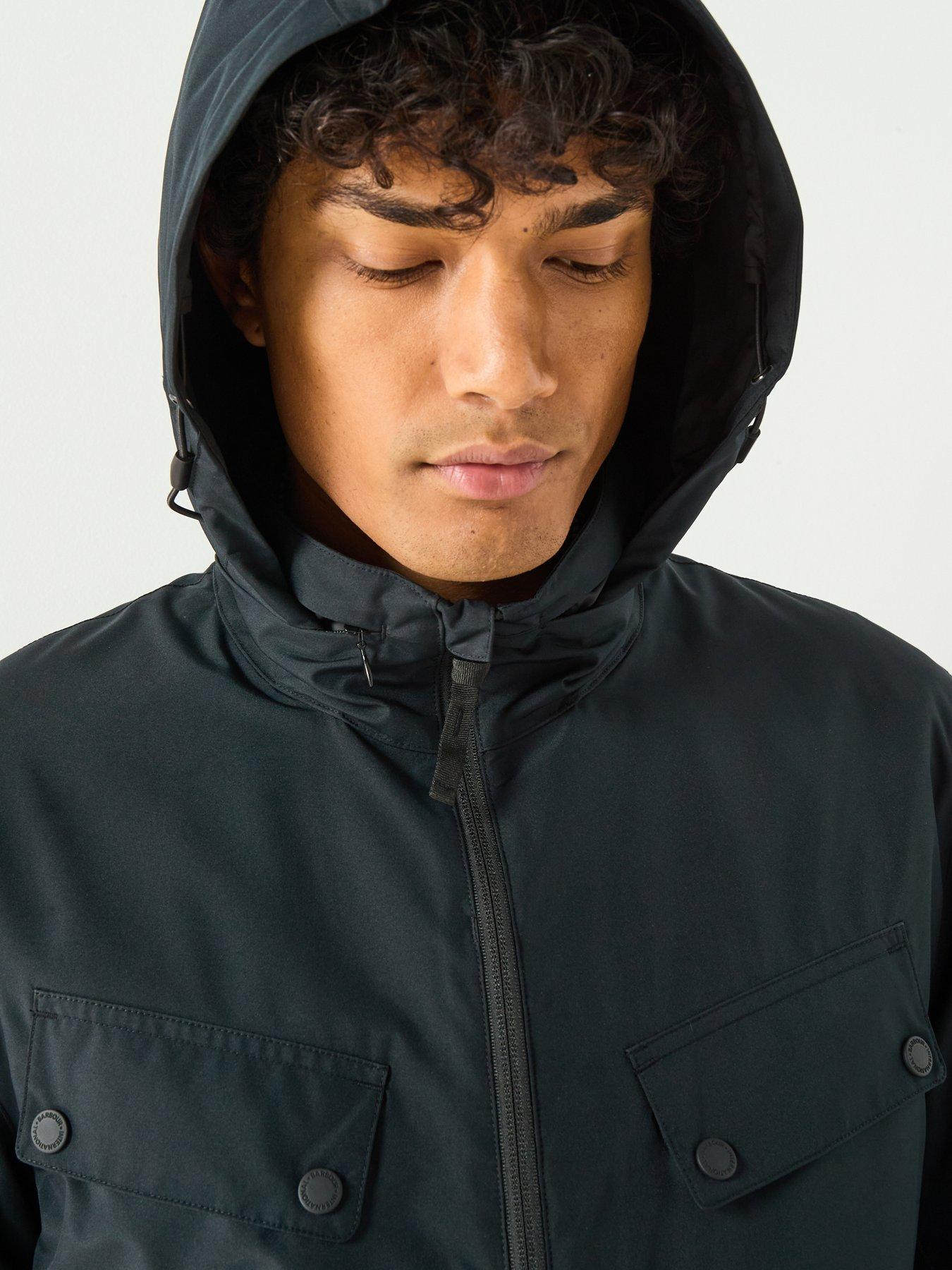 Image 4 of 6 of Barbour International Alver Showerproof Slim Fit Jacket- Black