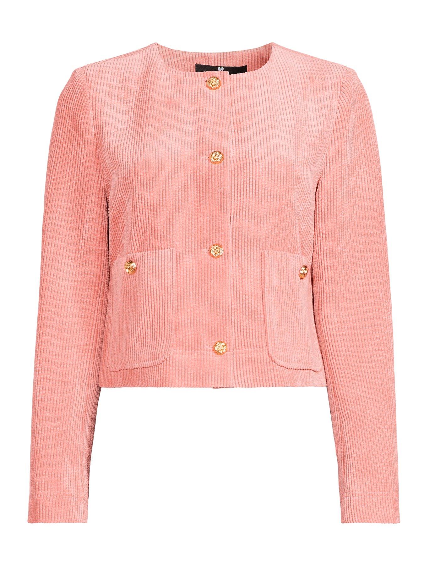 Image 7 of 7 of The Very Collection Cord Jacket - Pink