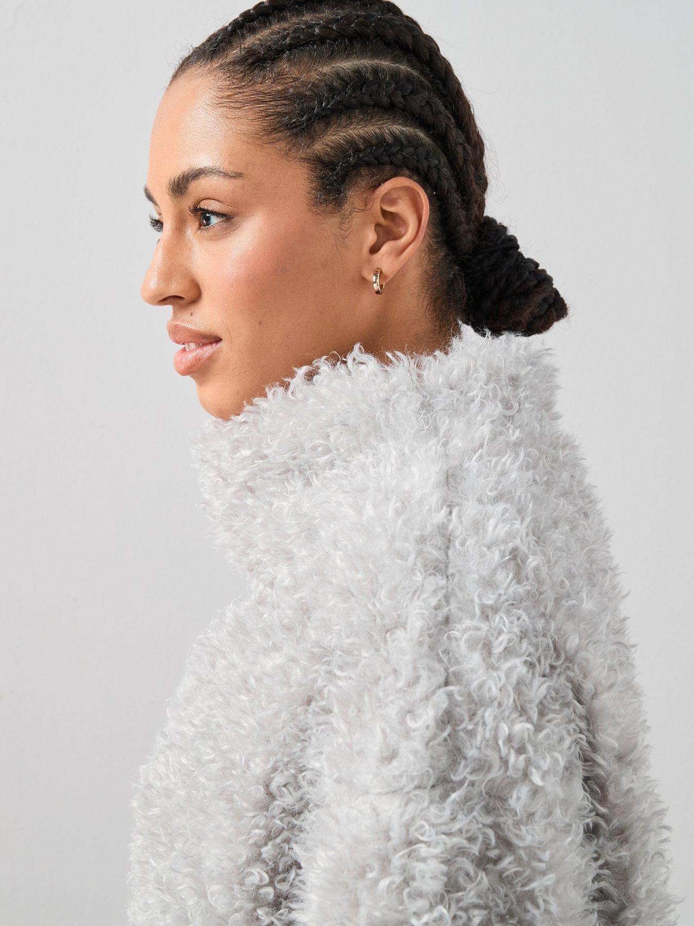  image of the-very-collection-faux-fur-overhead-fleecenbsp--grey