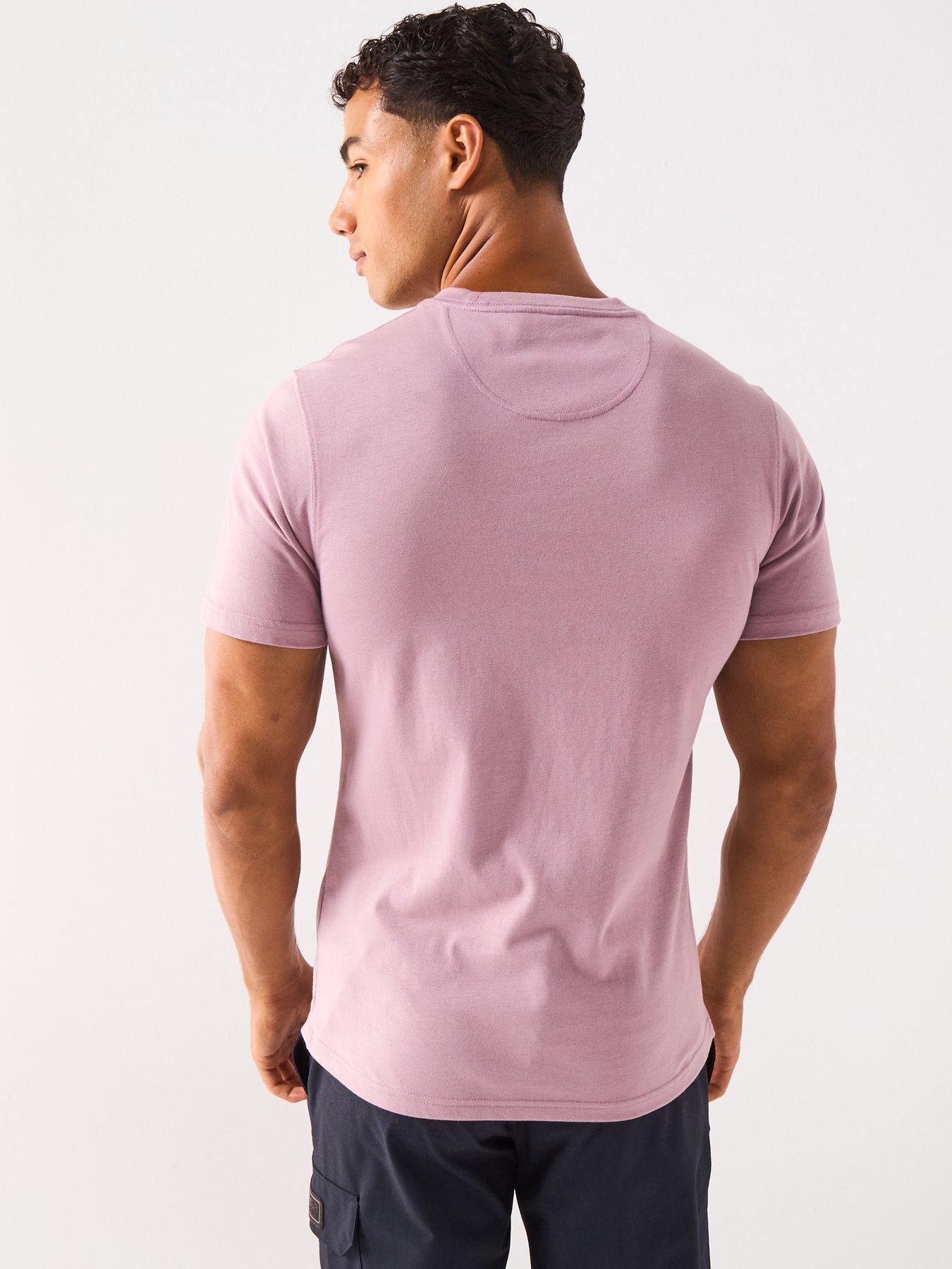 Image 2 of 6 of Barbour International Small Logo Short Sleeve T-Shirt - Light Pink