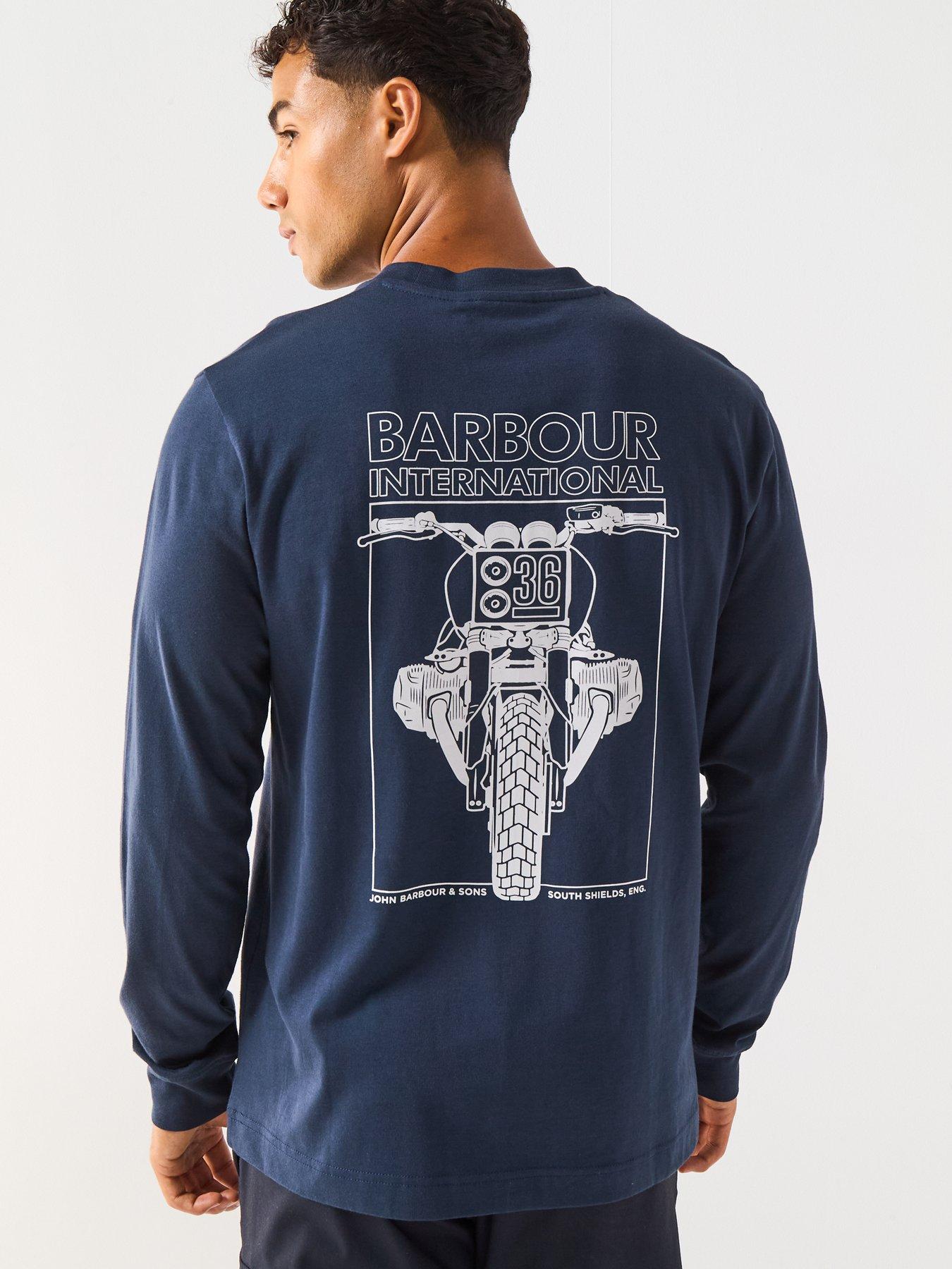 undefined Louis Long Sleeve T-Shirt- Navy