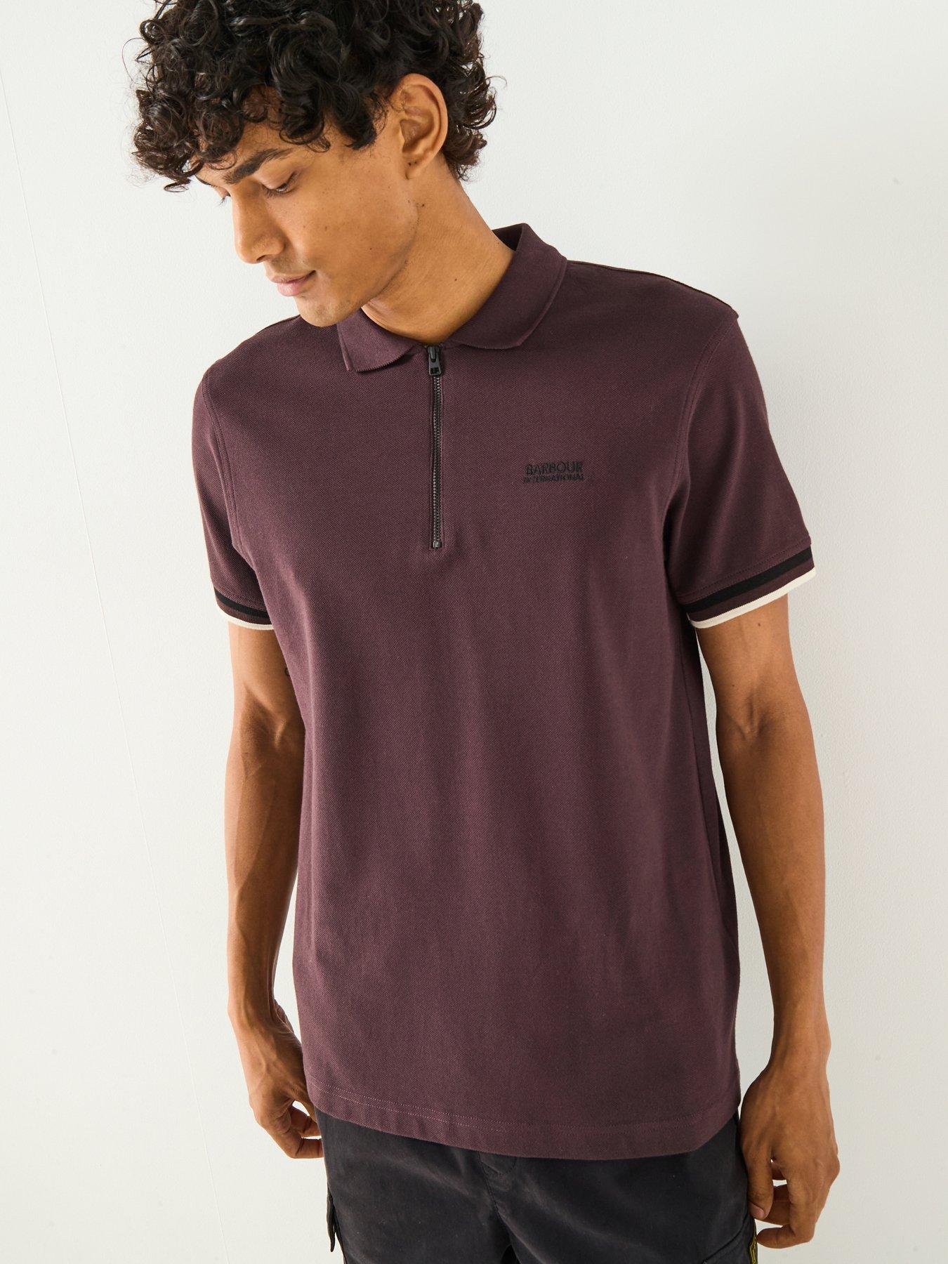 barbour-international-buxton-polo-shirt-dark-red