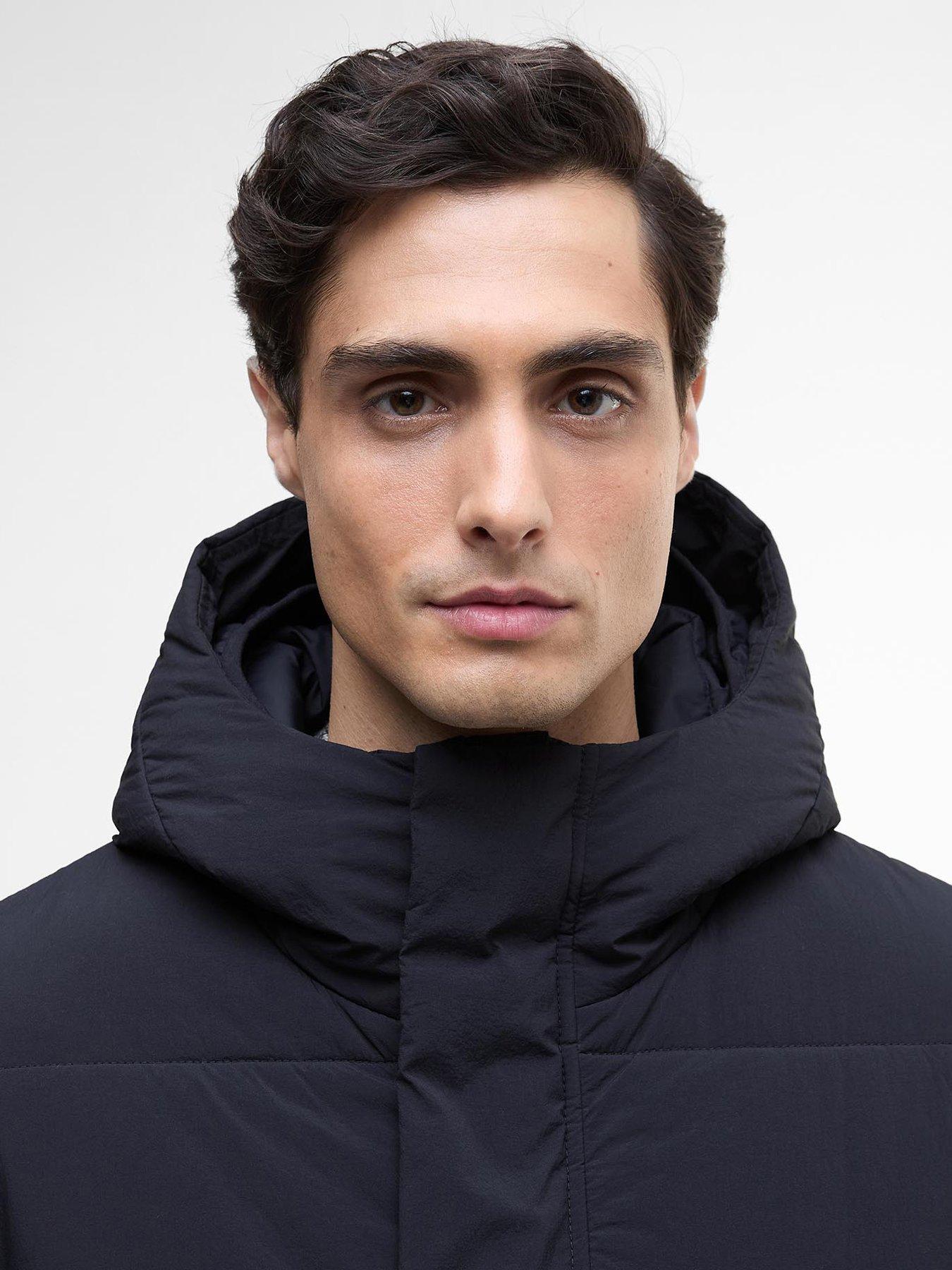  image of barbour-international-sutley-baffle-hooded-jacket--navy