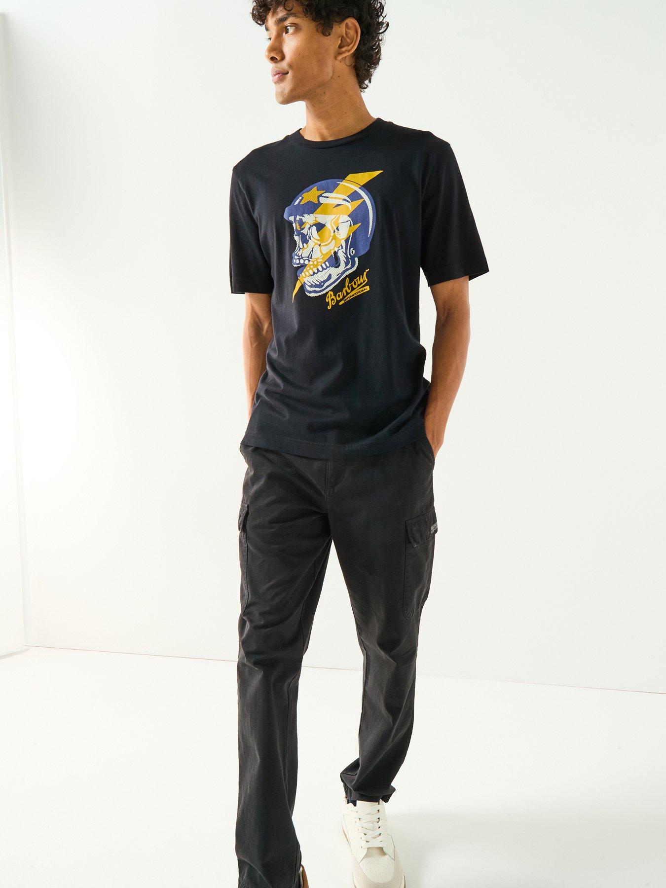 undefined Authentics Flash Relaxed Fit Graphic T-Shirt - Black