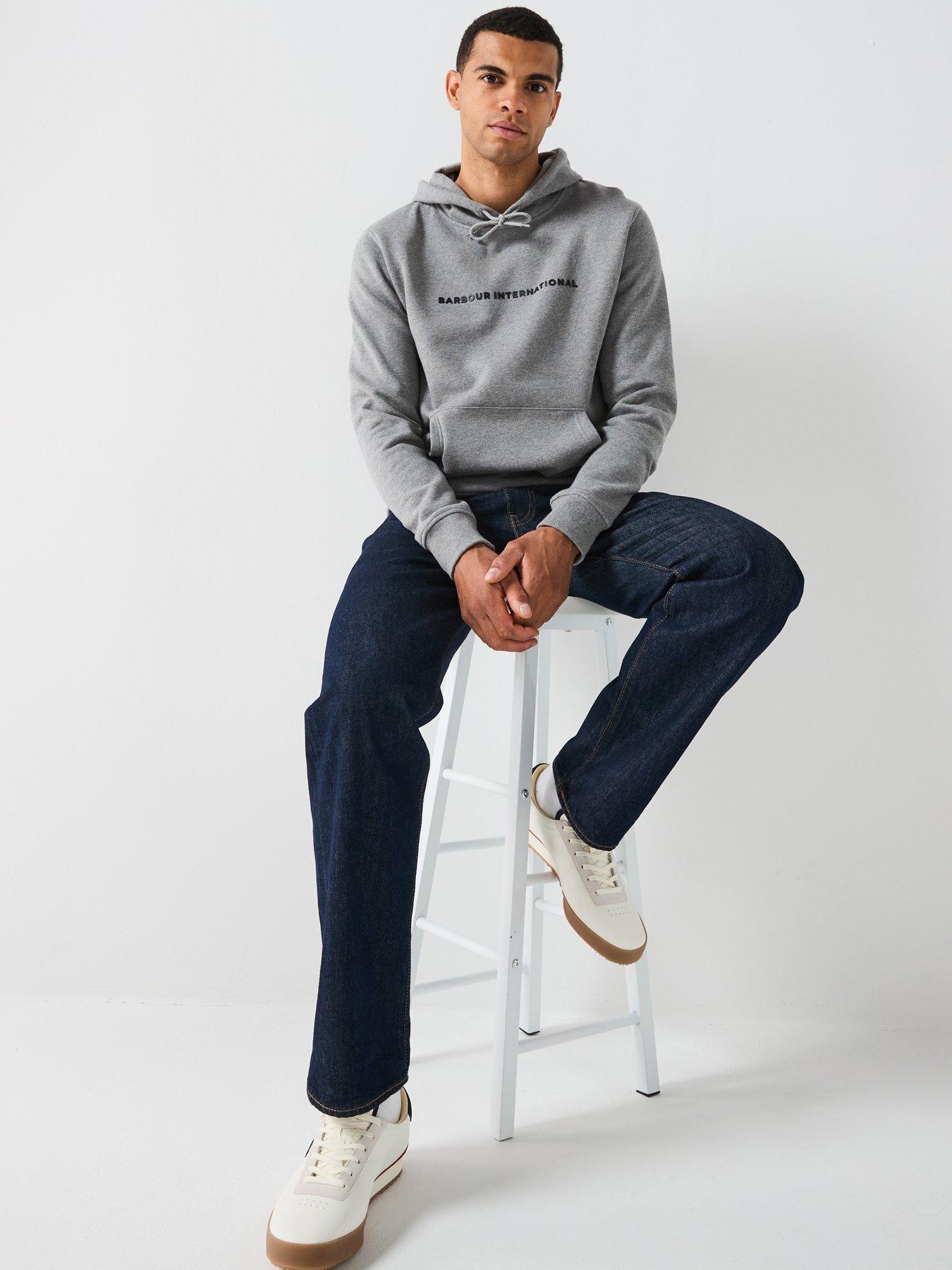 Image 3 of 5 of Barbour International - Exclusive - Overhead Hoodie - Light Grey