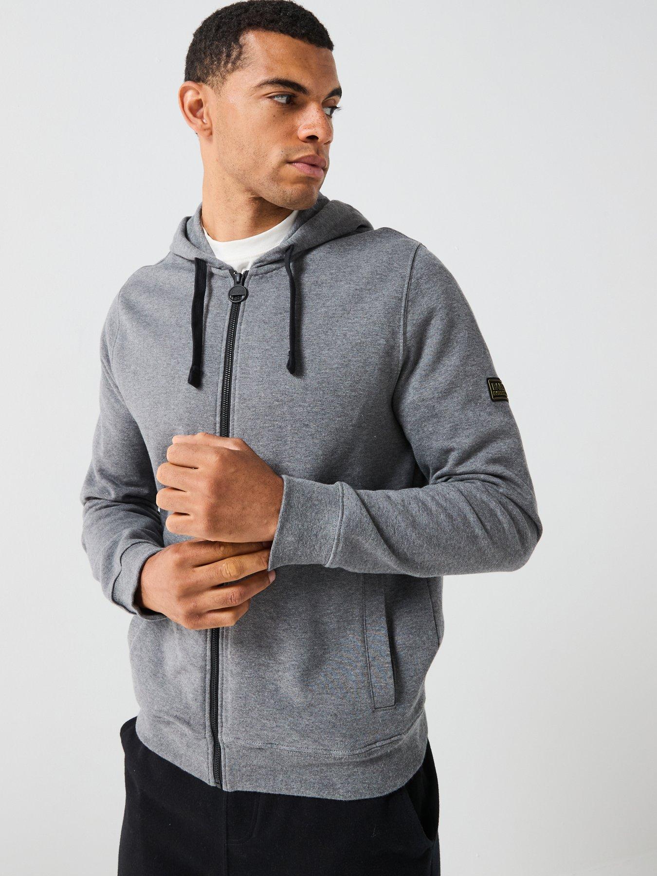 Barbour International Exclusive - Zip Hoody - Light Grey