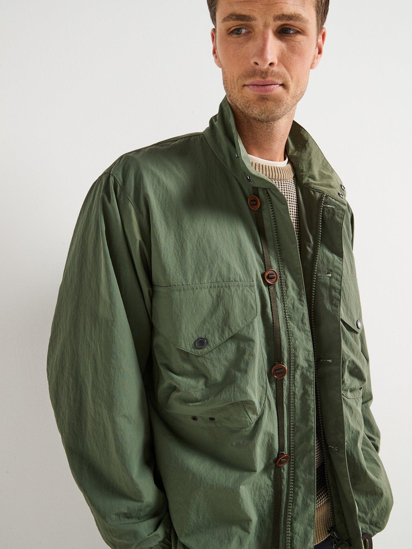  image of barbour-jig-showerproof-jacket--dark-green
