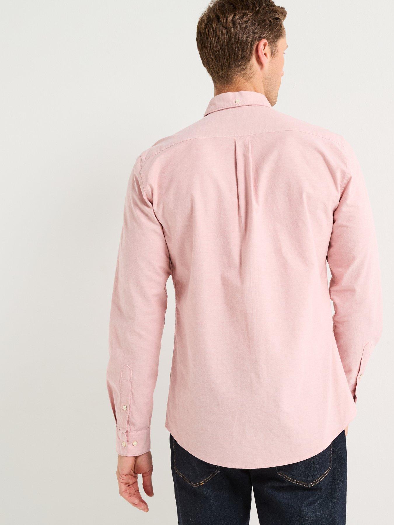 Image 2 of 6 of Barbour Marsden Tailored Fit Oxford Shirt- Light Pink