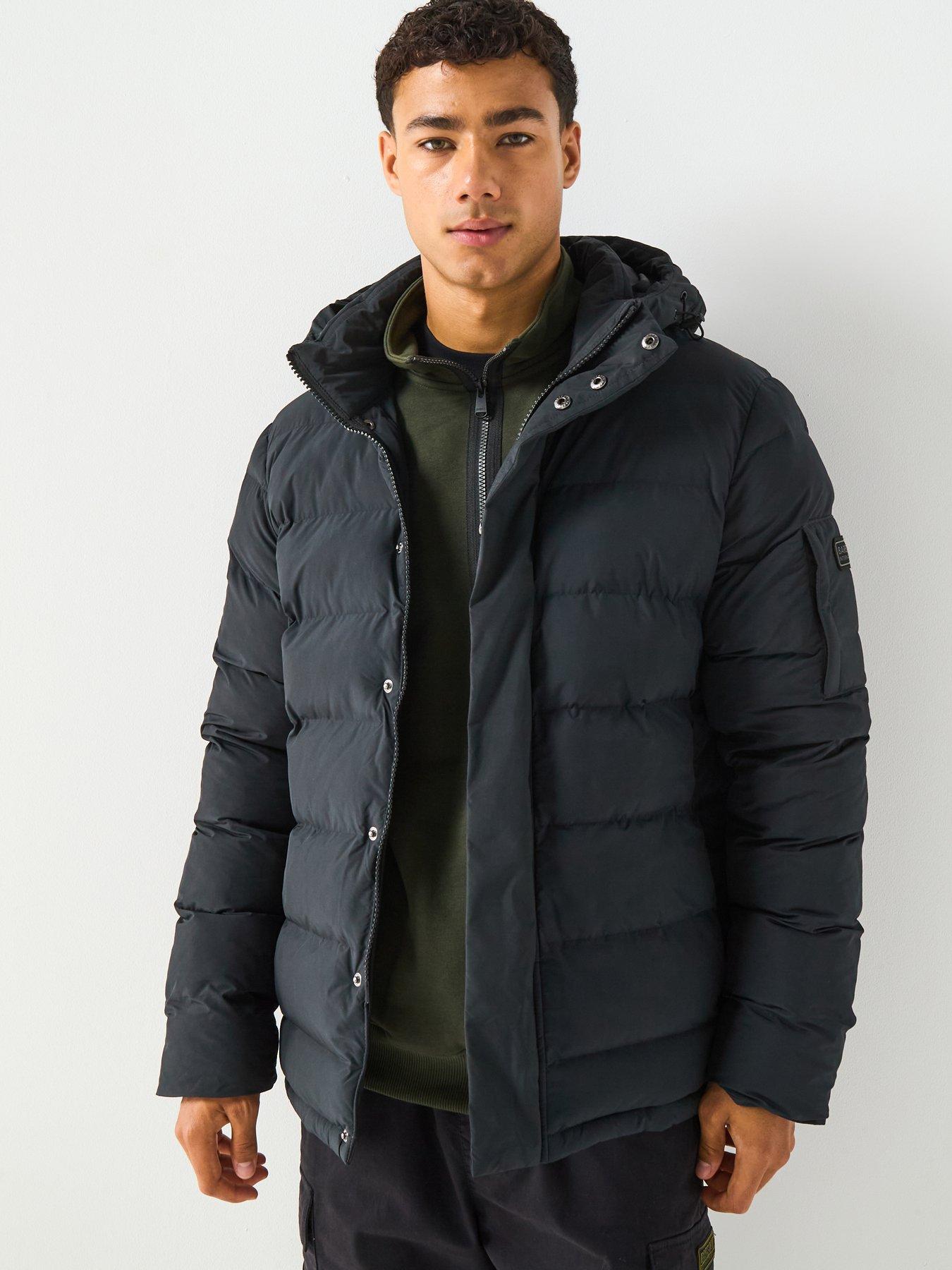  image of barbour-international-daleson-padded-jacket--black