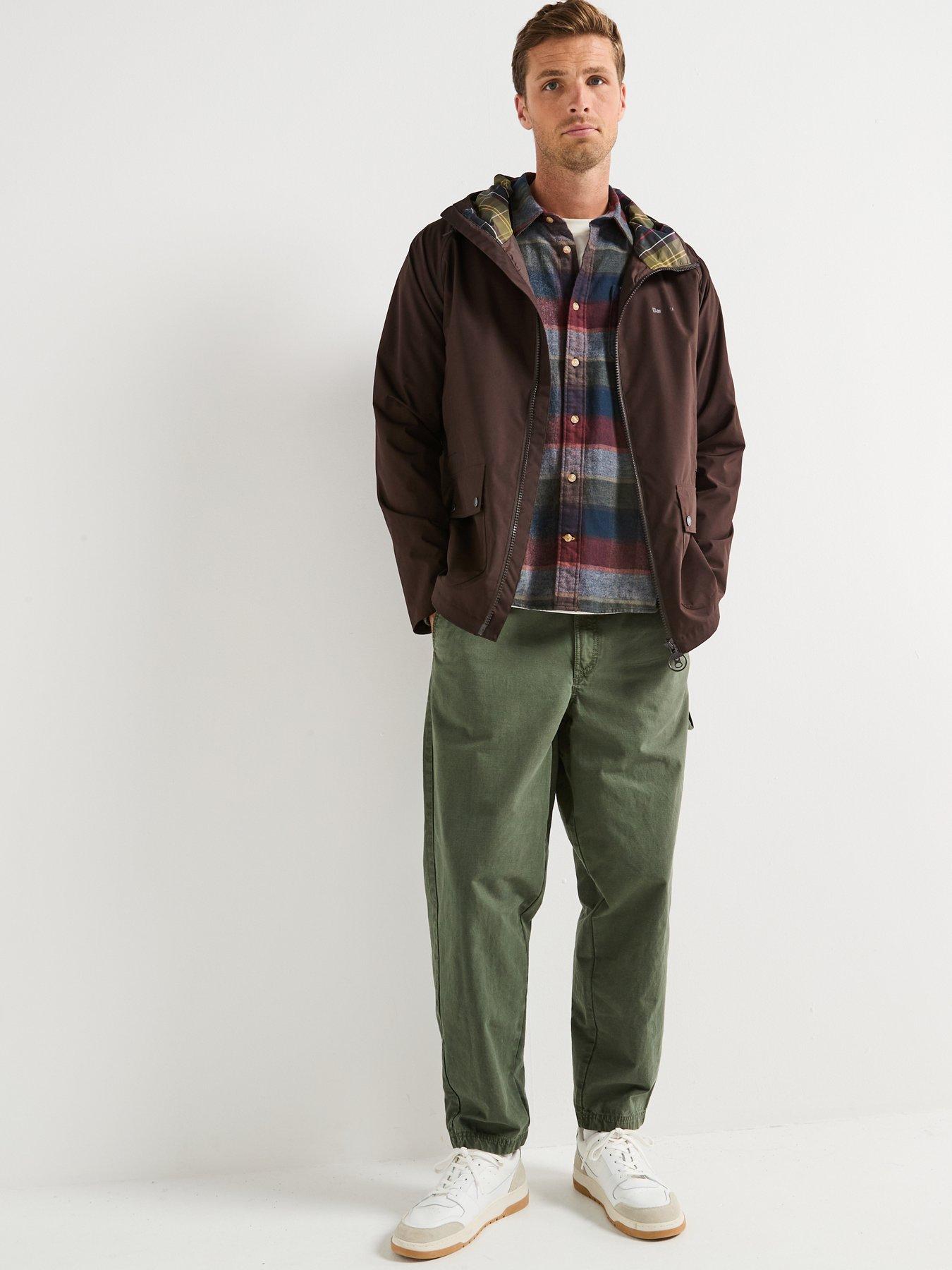 Image 3 of 6 of Barbour Domus Hooded Waterproof Jacket - Brown