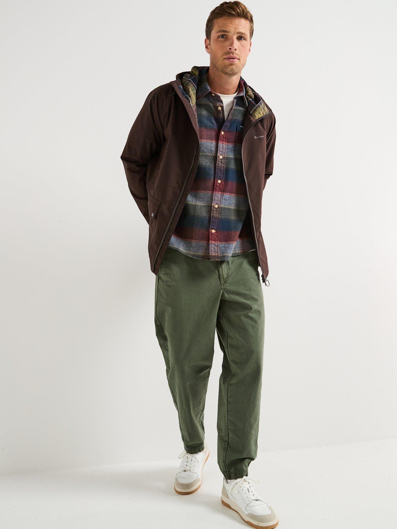 Image 5 of 6 of Barbour Domus Hooded Waterproof Jacket - Brown
