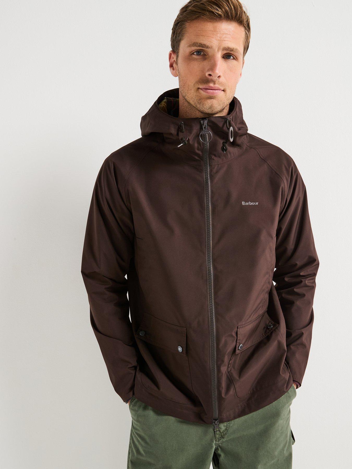 Image 6 of 6 of Barbour Domus Hooded Waterproof Jacket - Brown