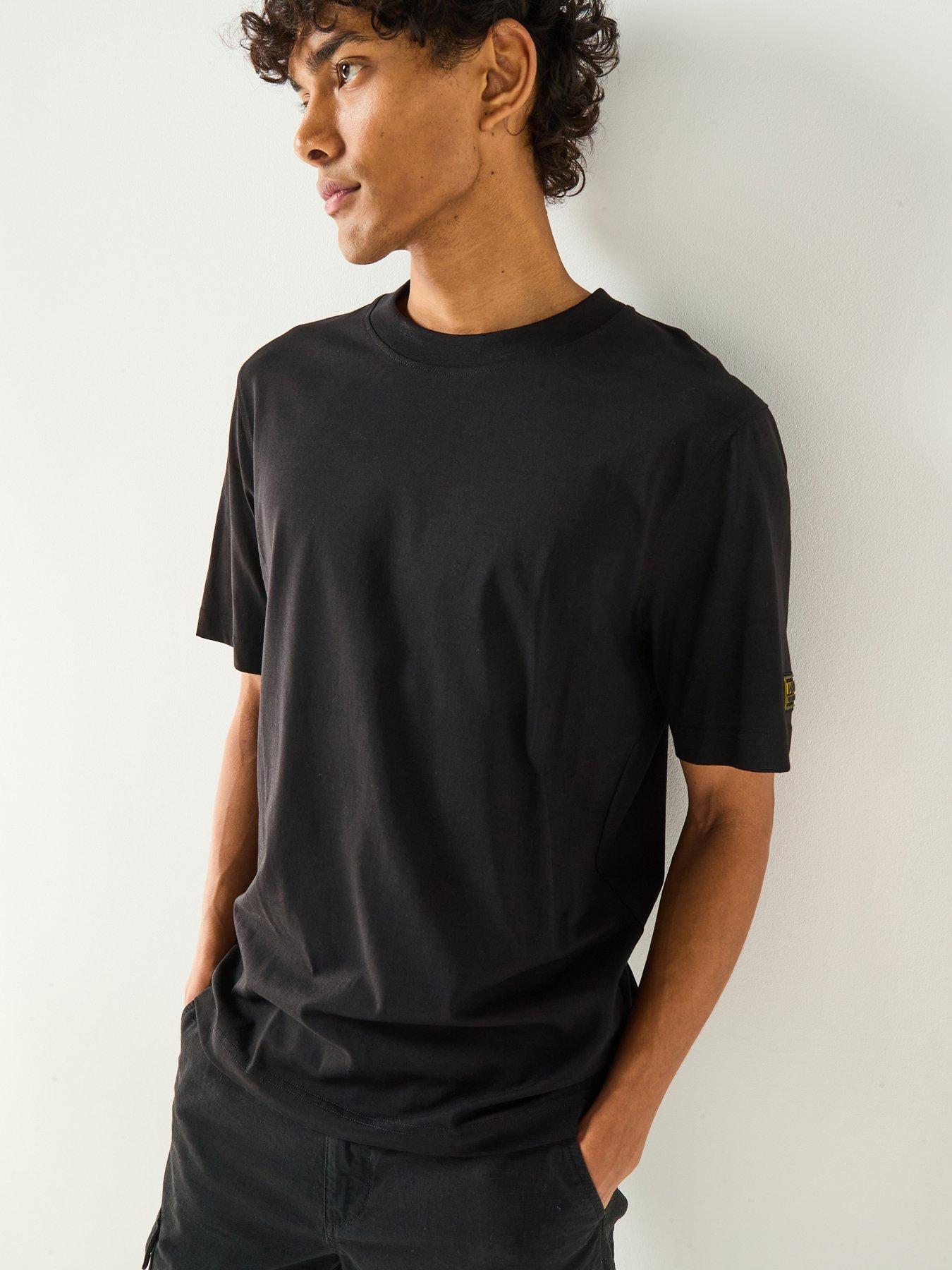 undefined Outline Relaxed Fit T-Shirt - Black
