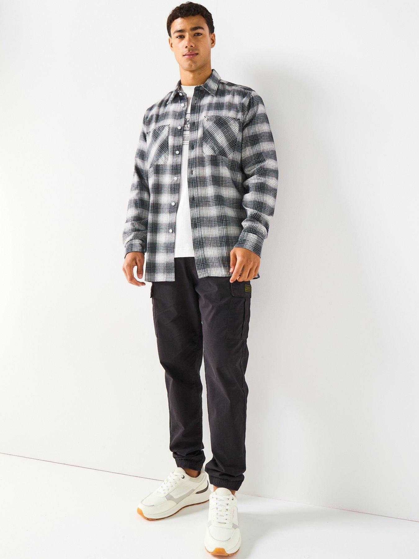 Image 5 of 5 of Barbour International Ashby Ombre Shirt- Black