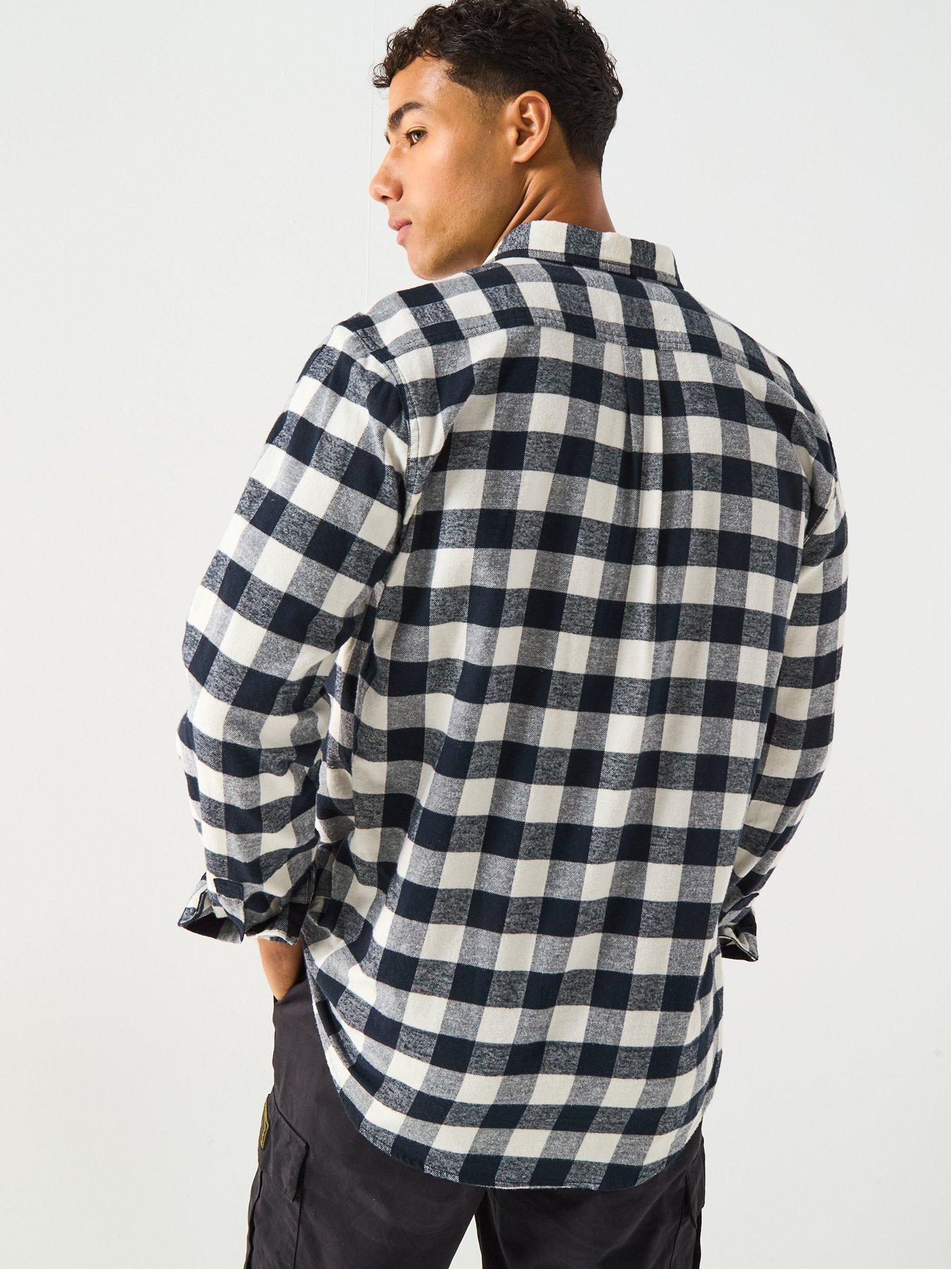  image of barbour-international-blackstreak-check-shirt--black