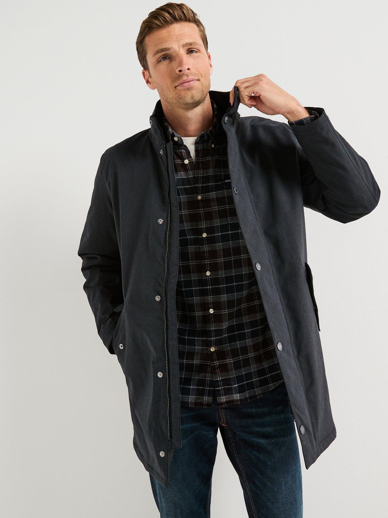  image of barbour-winter-powell-waterproof-jacket--black
