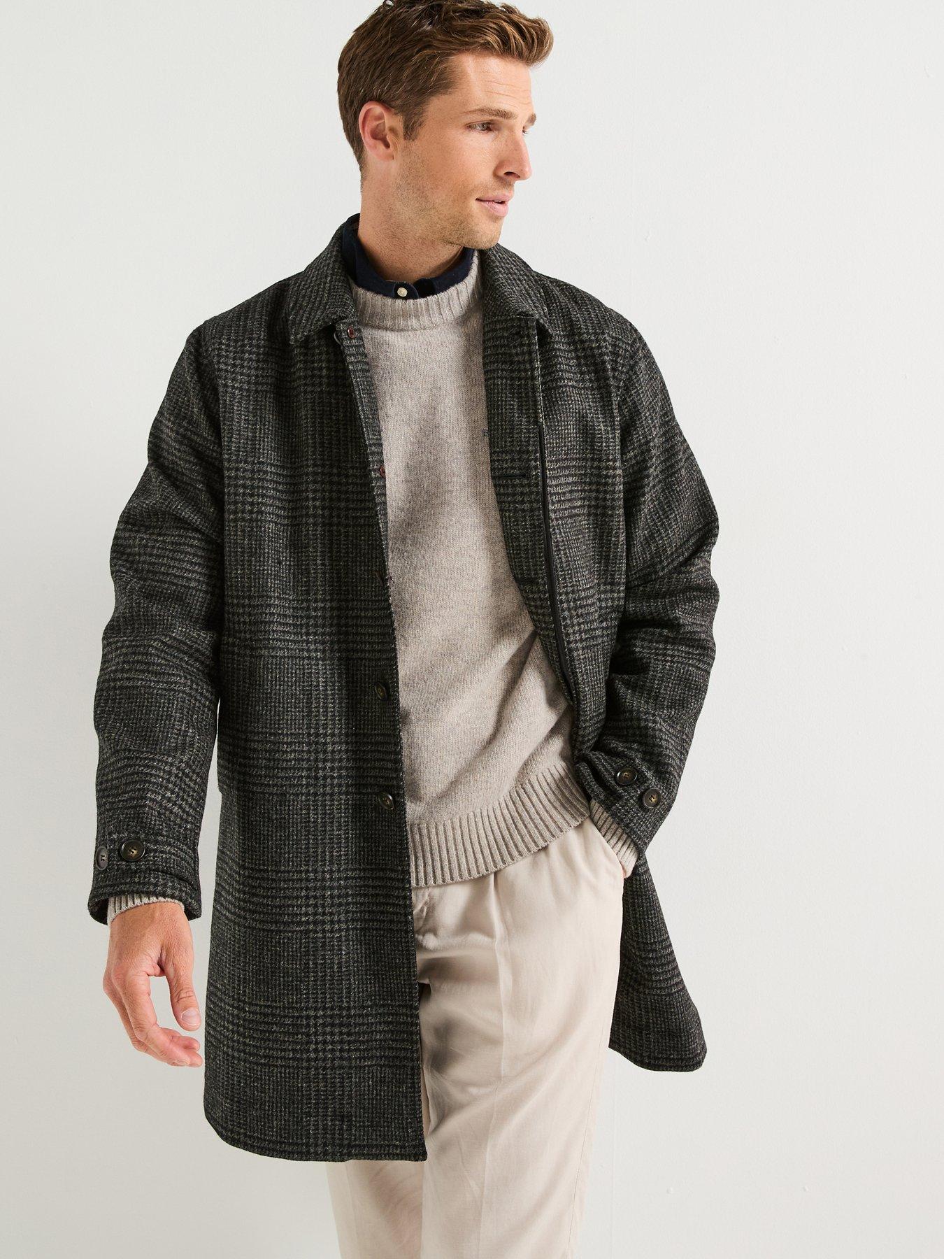 undefined Barbour Lorden Wool Overcoat-black