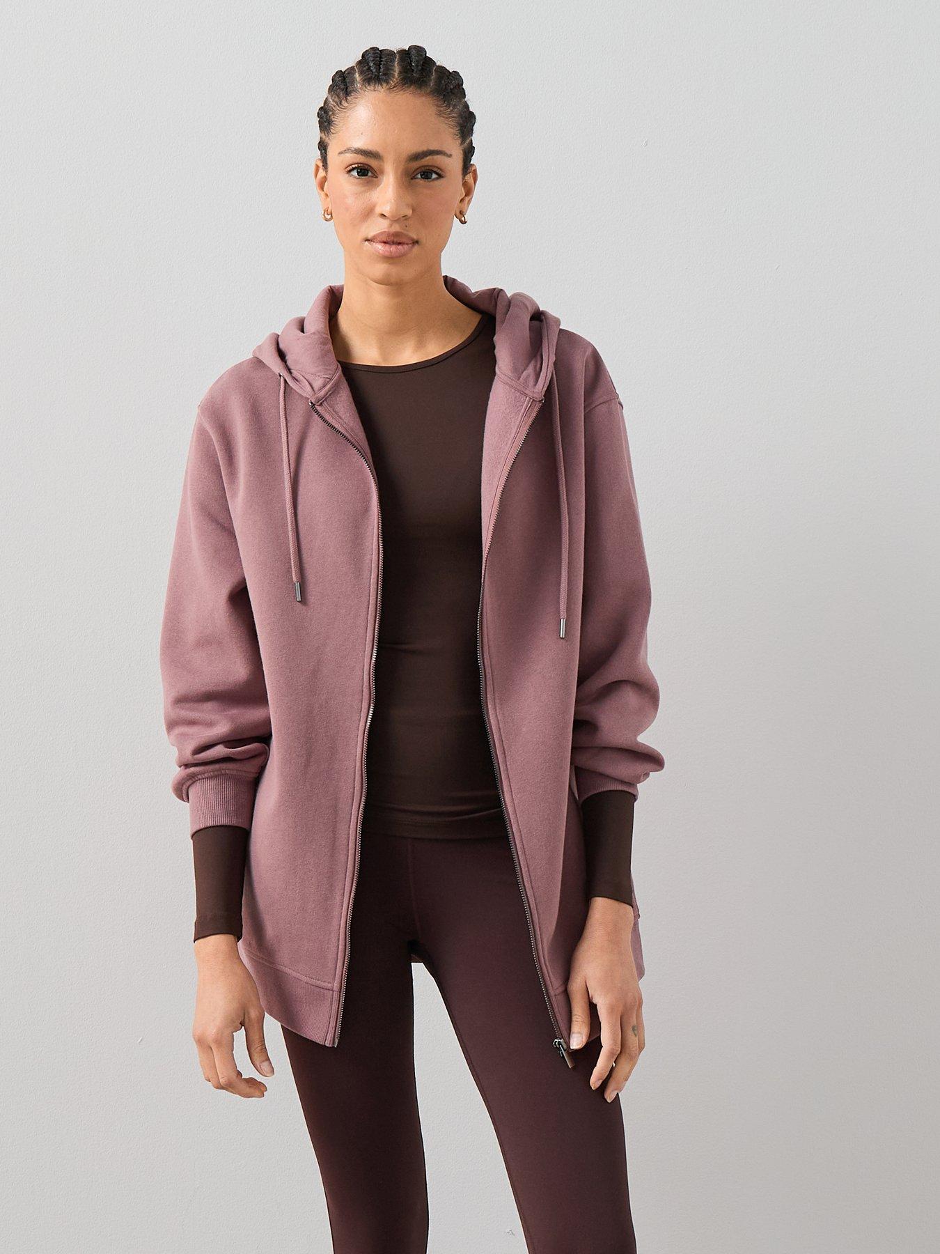 the-very-collection-zip-through-hoodie-pink