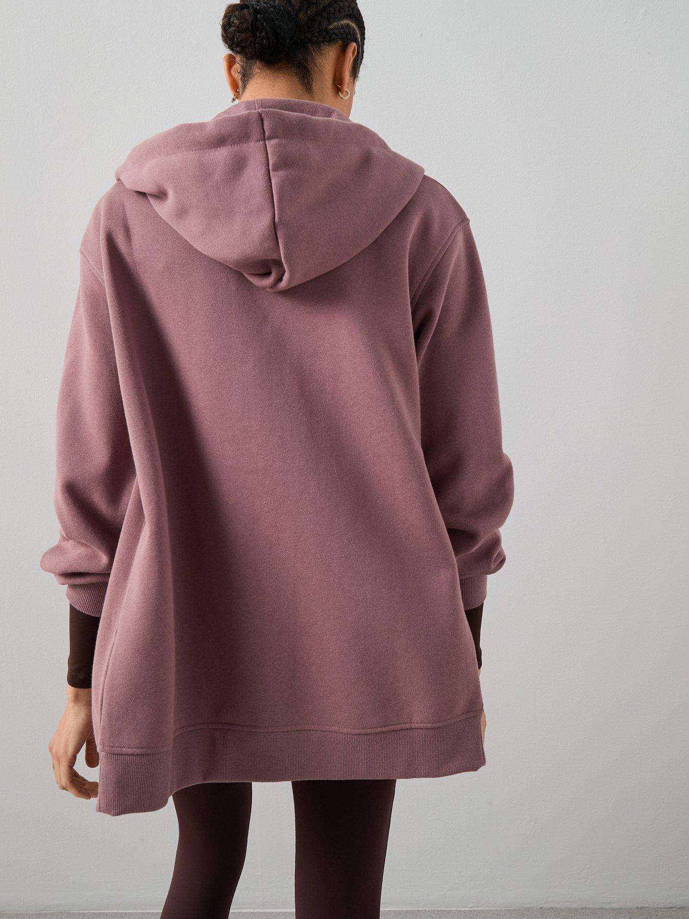 Image 2 of 6 of The Very Collection Zip Through Hoodie - Pink