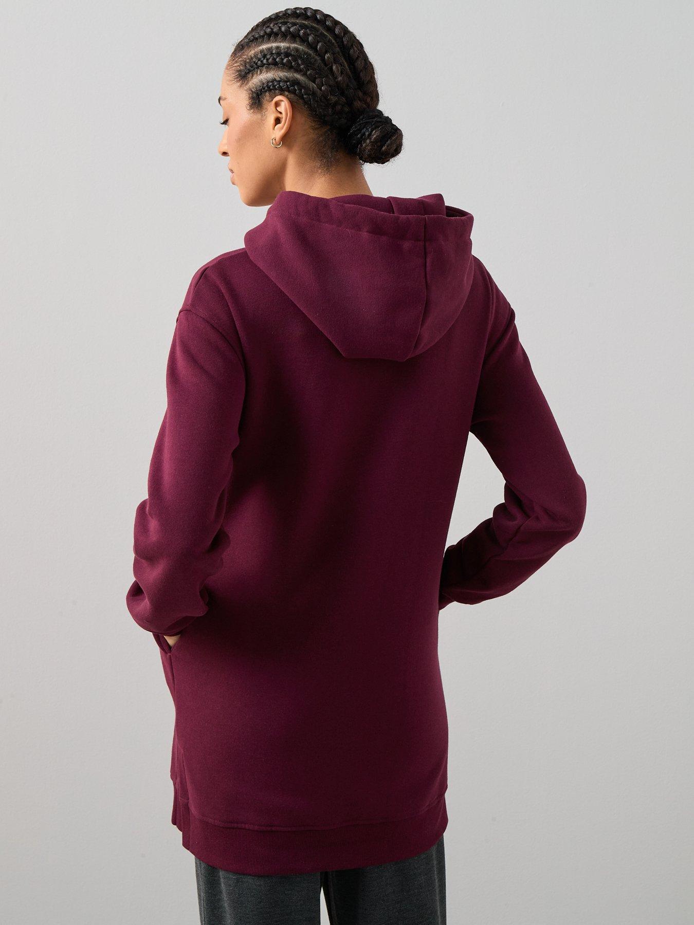 Image 2 of 7 of The Very Collection Hoodie With Side Splits - Purple