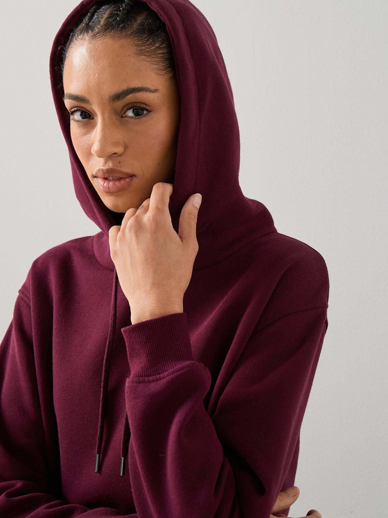 Image 6 of 7 of The Very Collection Hoodie With Side Splits - Purple