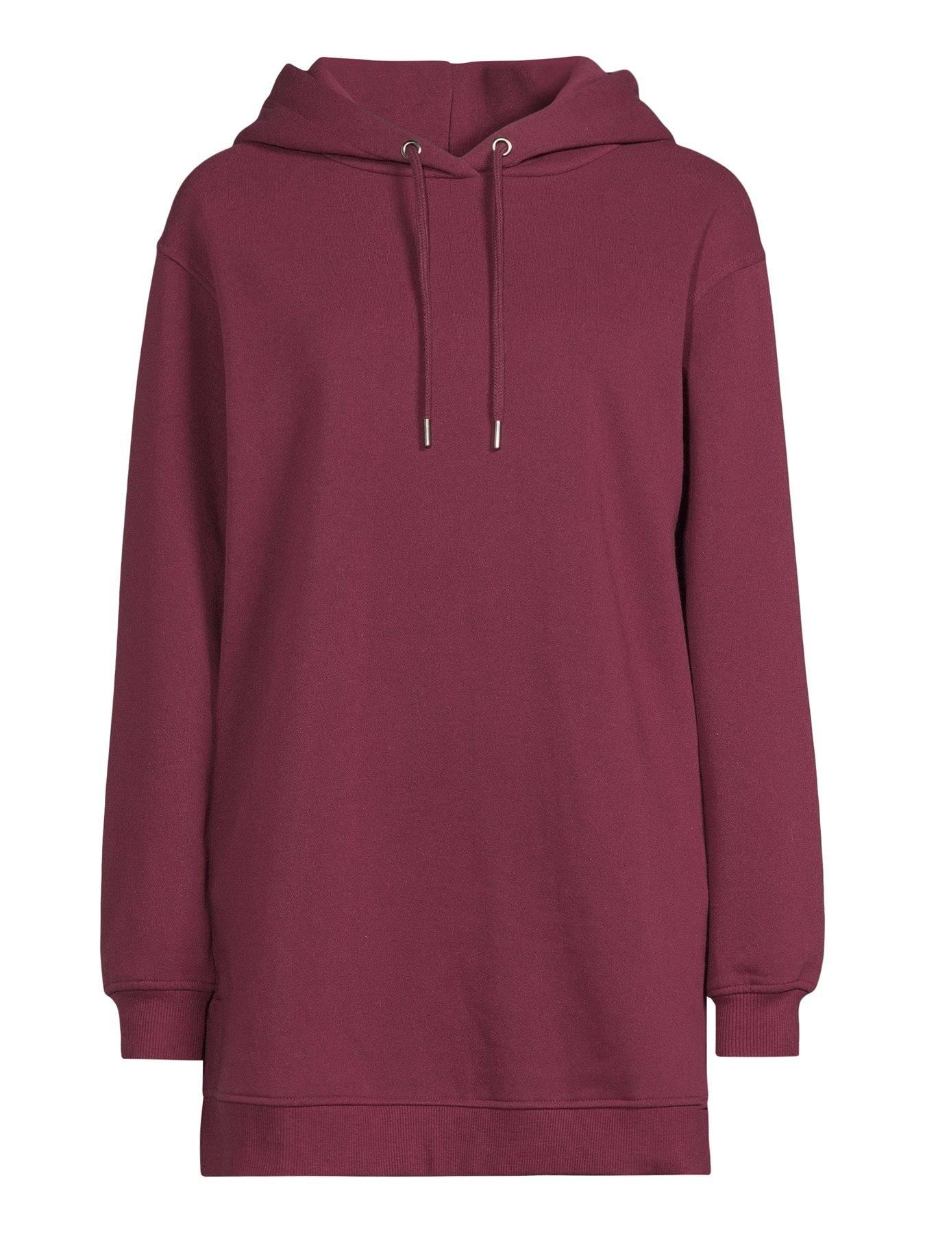 Image 7 of 7 of The Very Collection Hoodie With Side Splits - Purple