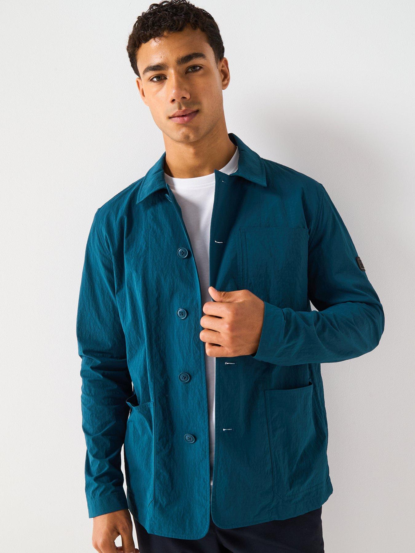 Image 5 of 6 of Barbour International Douglas Nylon Overshirt- Emerald
