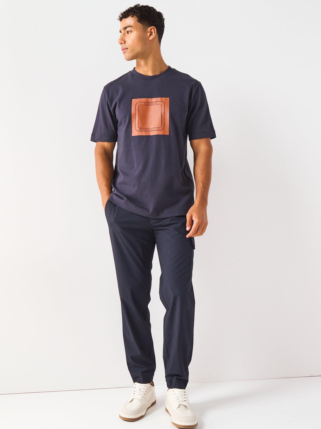 Image 3 of 5 of Barbour International Loop Graphic T-Shirt- Navy