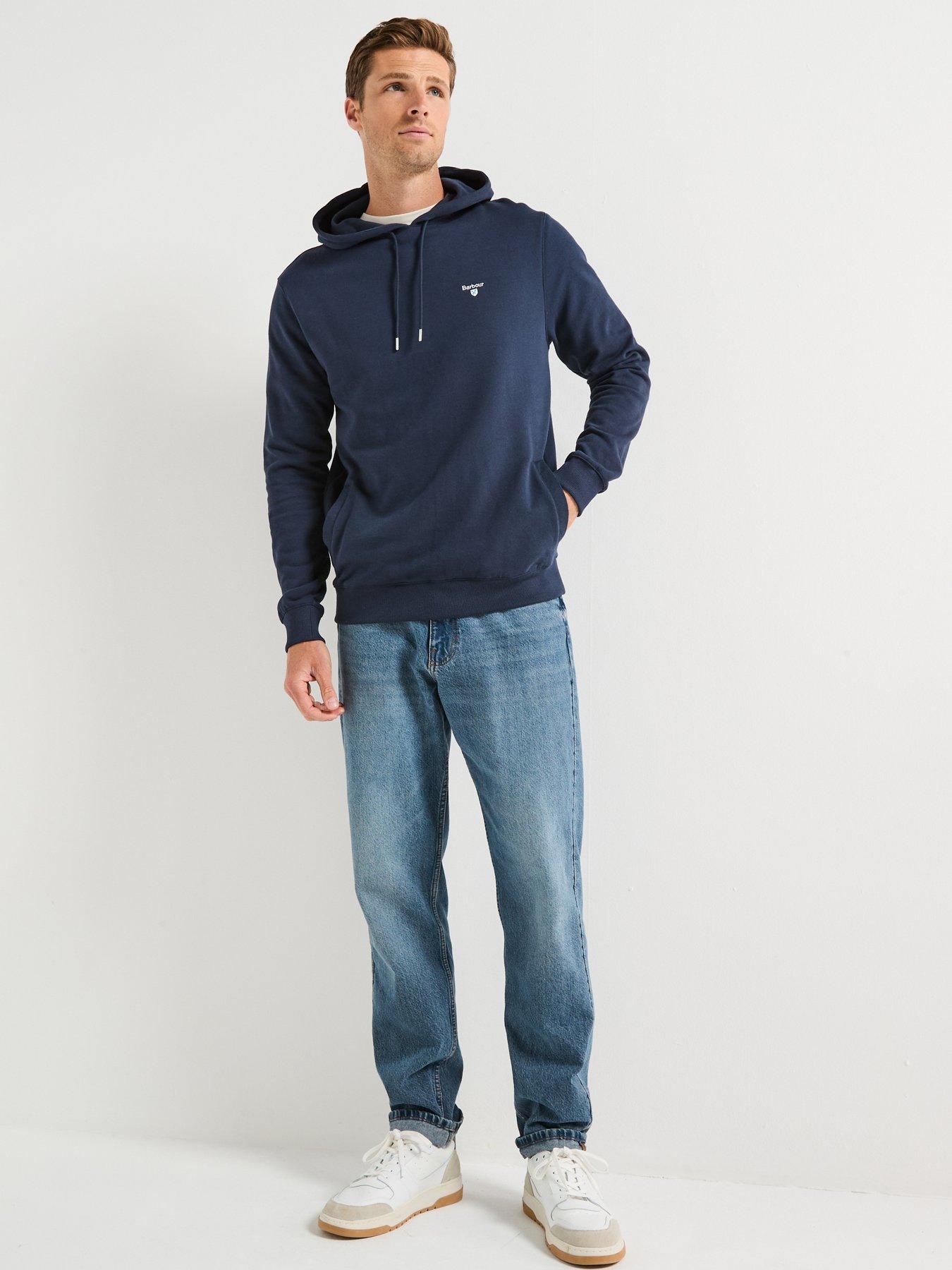 Image 3 of 6 of Barbour Beckhill Over The Head Hoodie - Navy