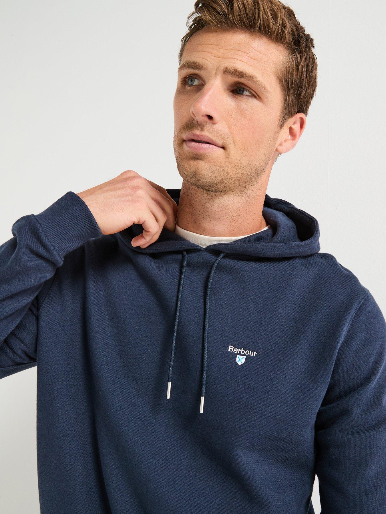 Image 4 of 6 of Barbour Beckhill Over The Head Hoodie - Navy