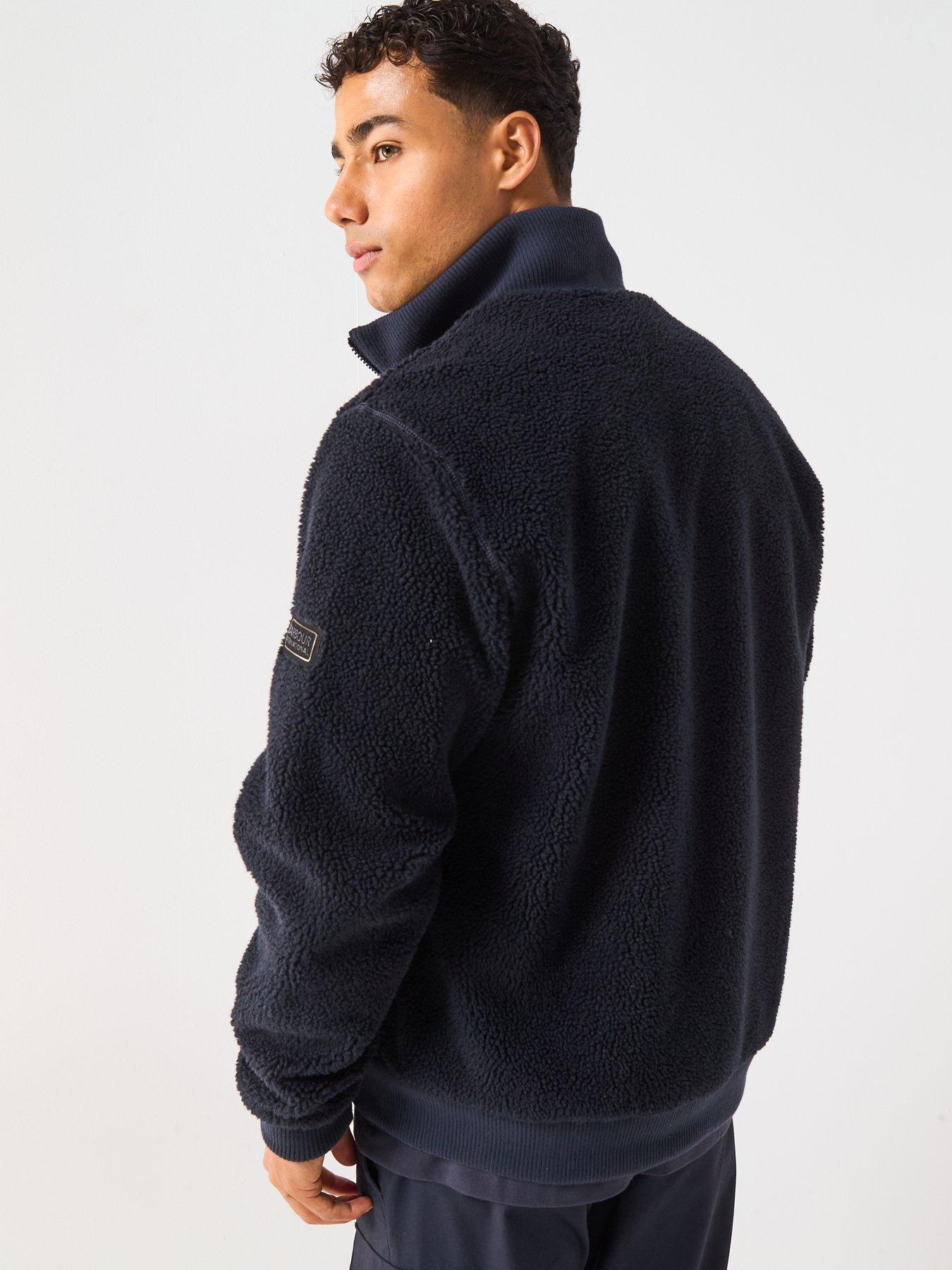 stillFront image of barbour-international-dinstone-fleece-jacket-navy