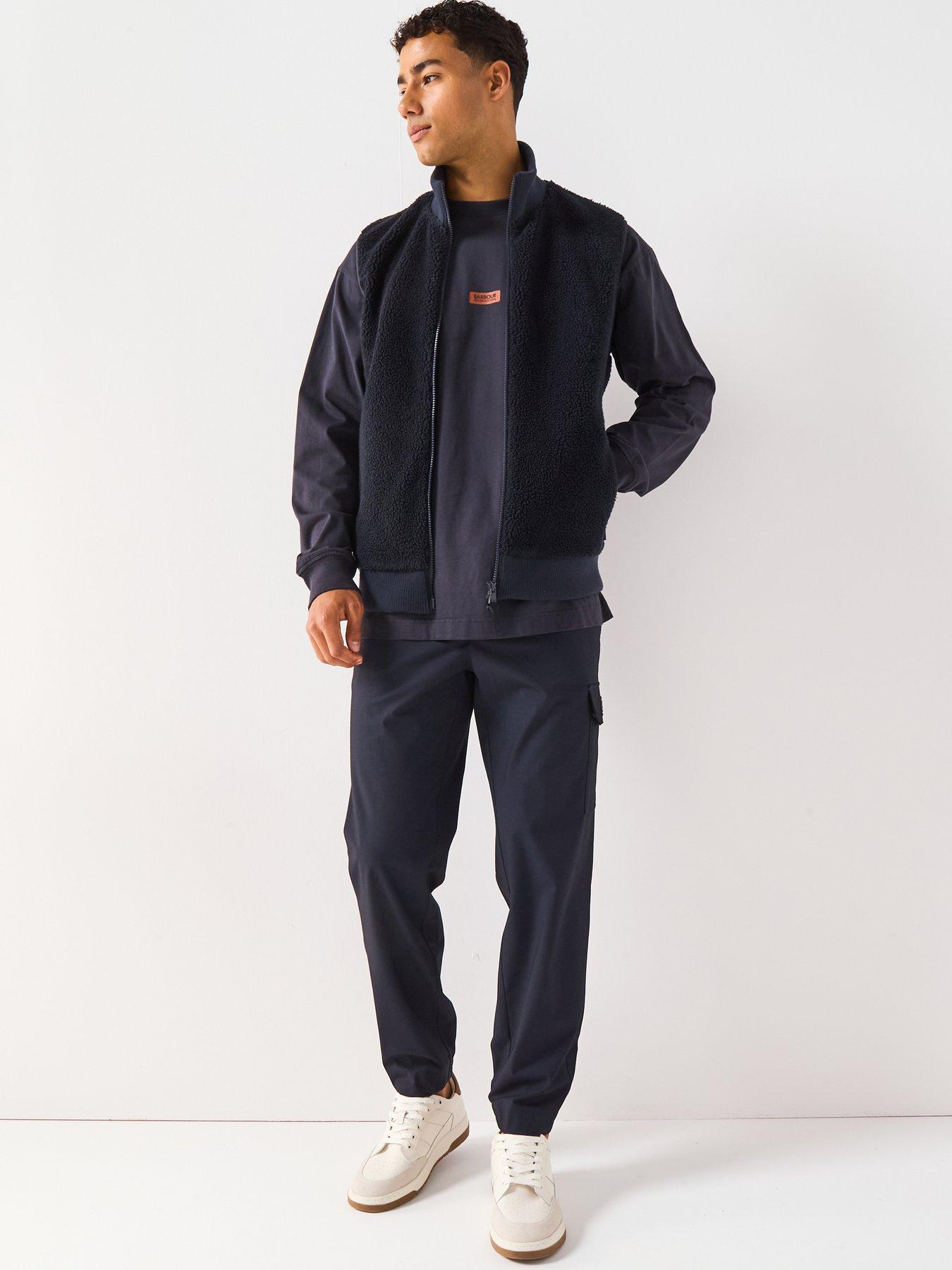  image of barbour-international-ryefeld-fleece-gilet-navy