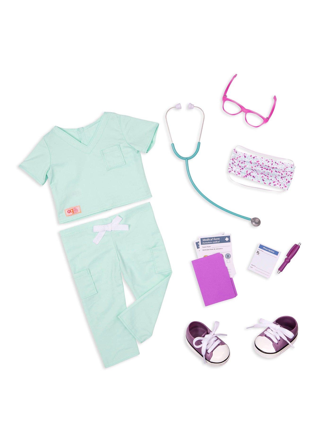  image of our-generation-sweet-surgeon-scrubs-outfit-for-46cm-dolls