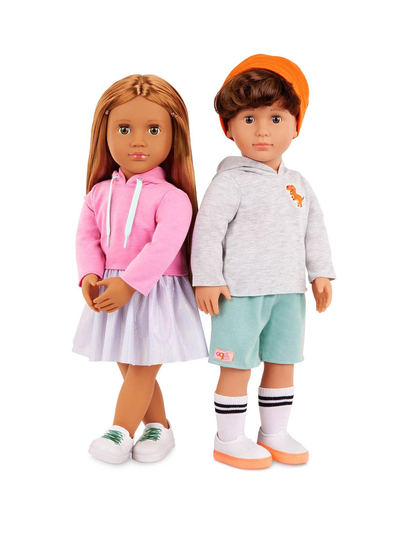 GIRL & BOY DOLL SET, LIZZIE & OLIVER