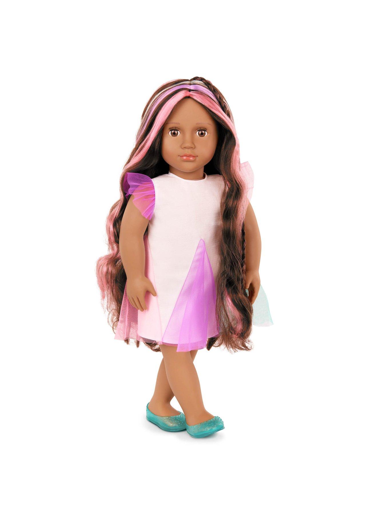Image 2 of 7 of HAIRGROW DOLL W/RAINBOW COLORED HAIR, TANIA
