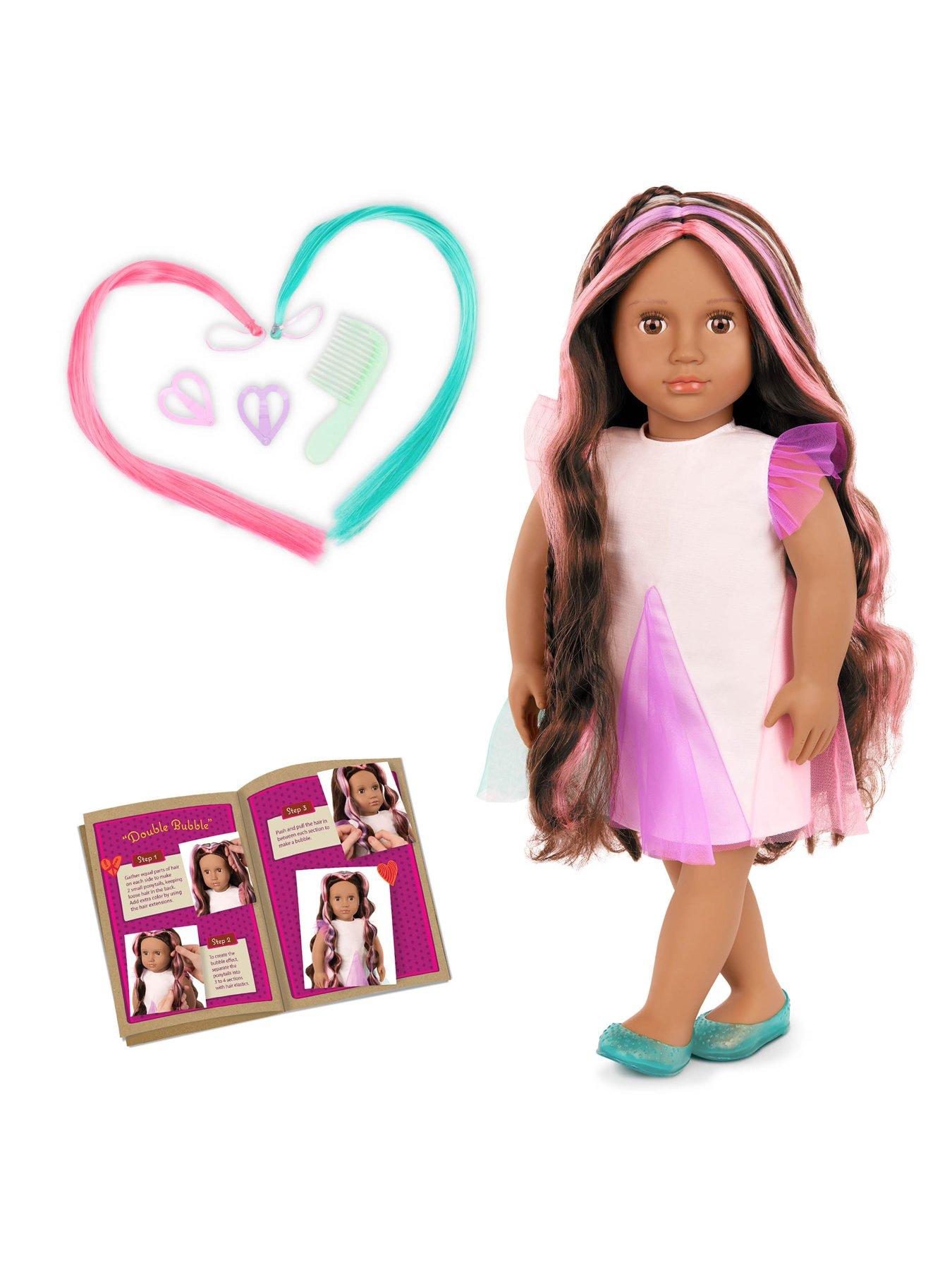 Image 7 of 7 of HAIRGROW DOLL W/RAINBOW COLORED HAIR, TANIA