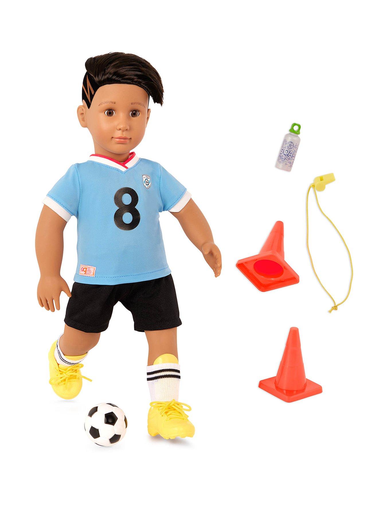 Activity Soccer Posable Doll, Mateo